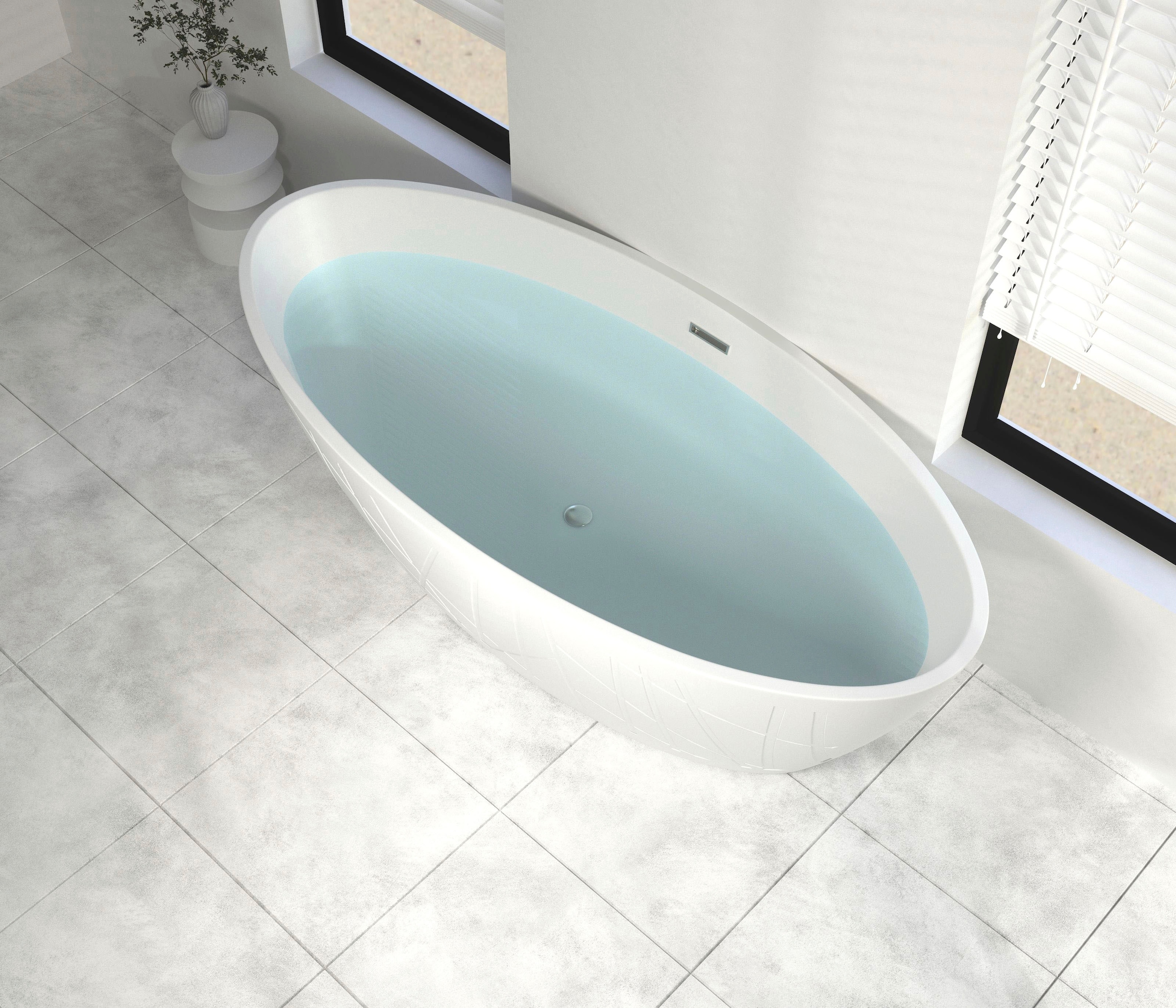 Sanotechnik Badewanne »Manhatten«, Maße: 170x80,6x60cm günstig online kaufen