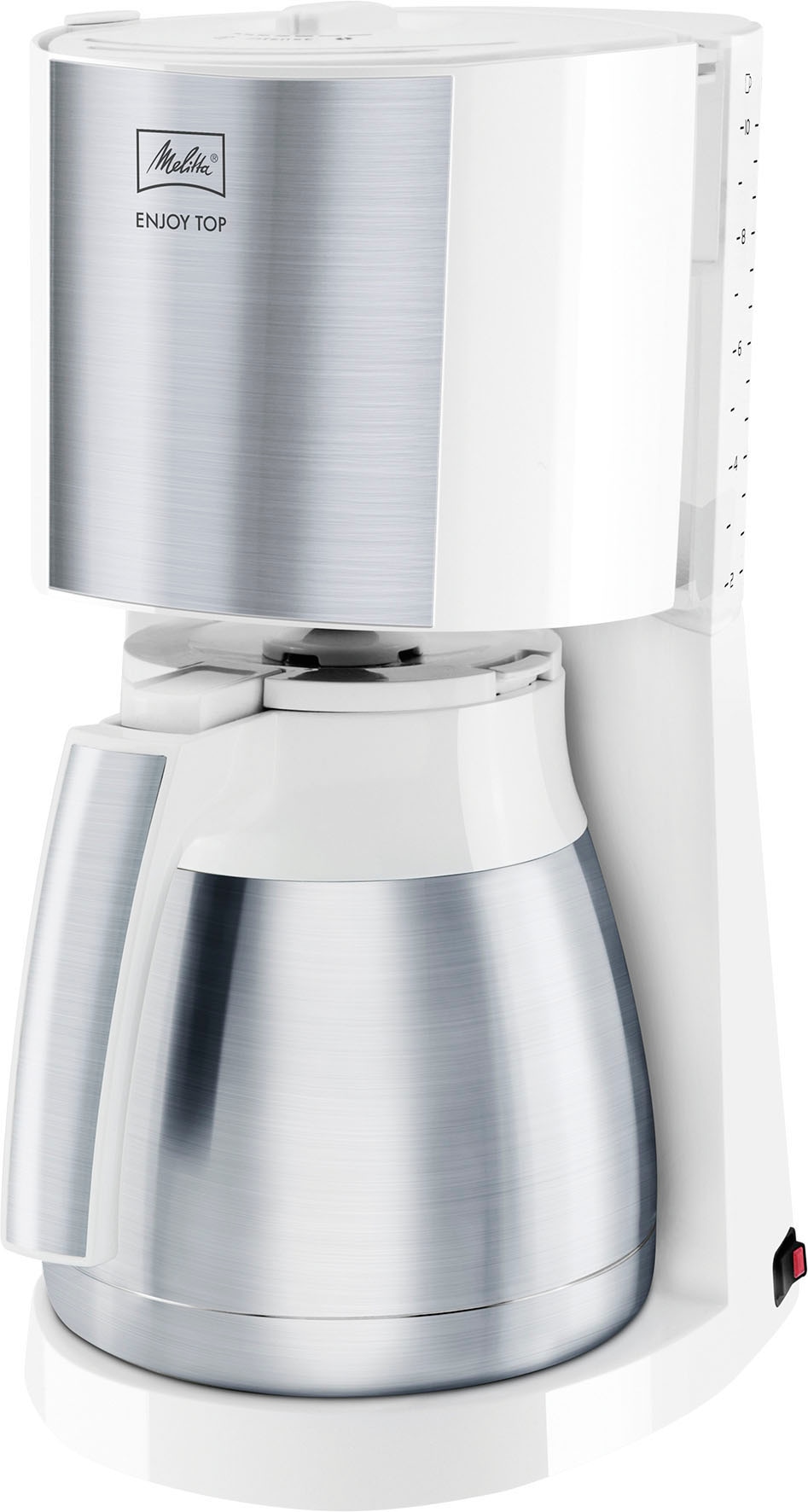 Melitta Filterkaffeemaschine »Enjoy® Top Therm«, 1,25 l Kaffeekanne, Papierfilter, 1x4, mit Thermkanne aus Edelstahl
