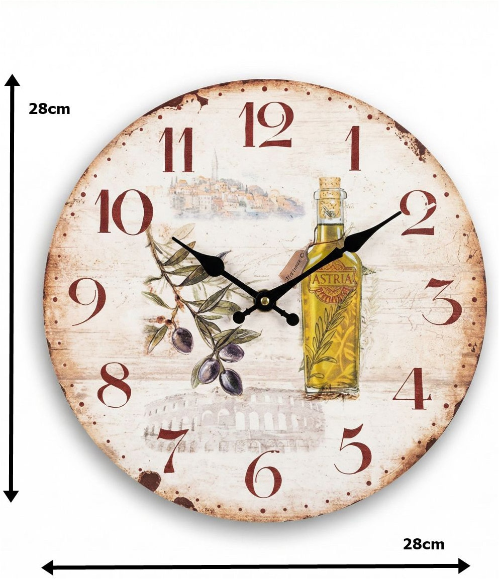 Ambiente Haus Wanduhr »Wanduhr - Istria - 28 cm«