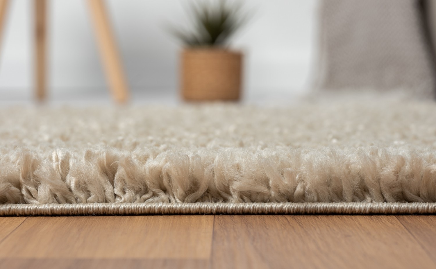 my home Hochflor-Teppich »Banji«, rechteckig, 37 mm Höhe, Uni Farben, weich und flauschig, auch als Läufer & in rund erhältlich