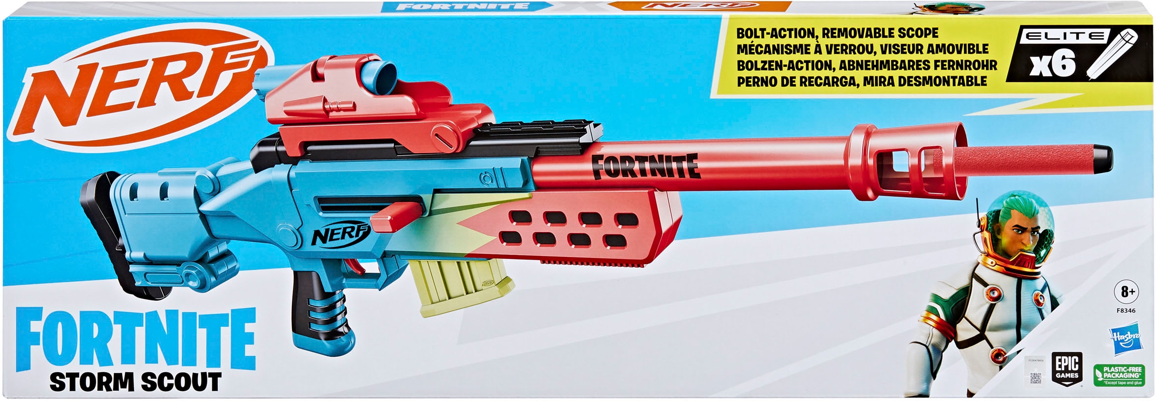 Hasbro Blaster »Nerf Fortnite Blue Shock«, inkl. 10 Darts bei