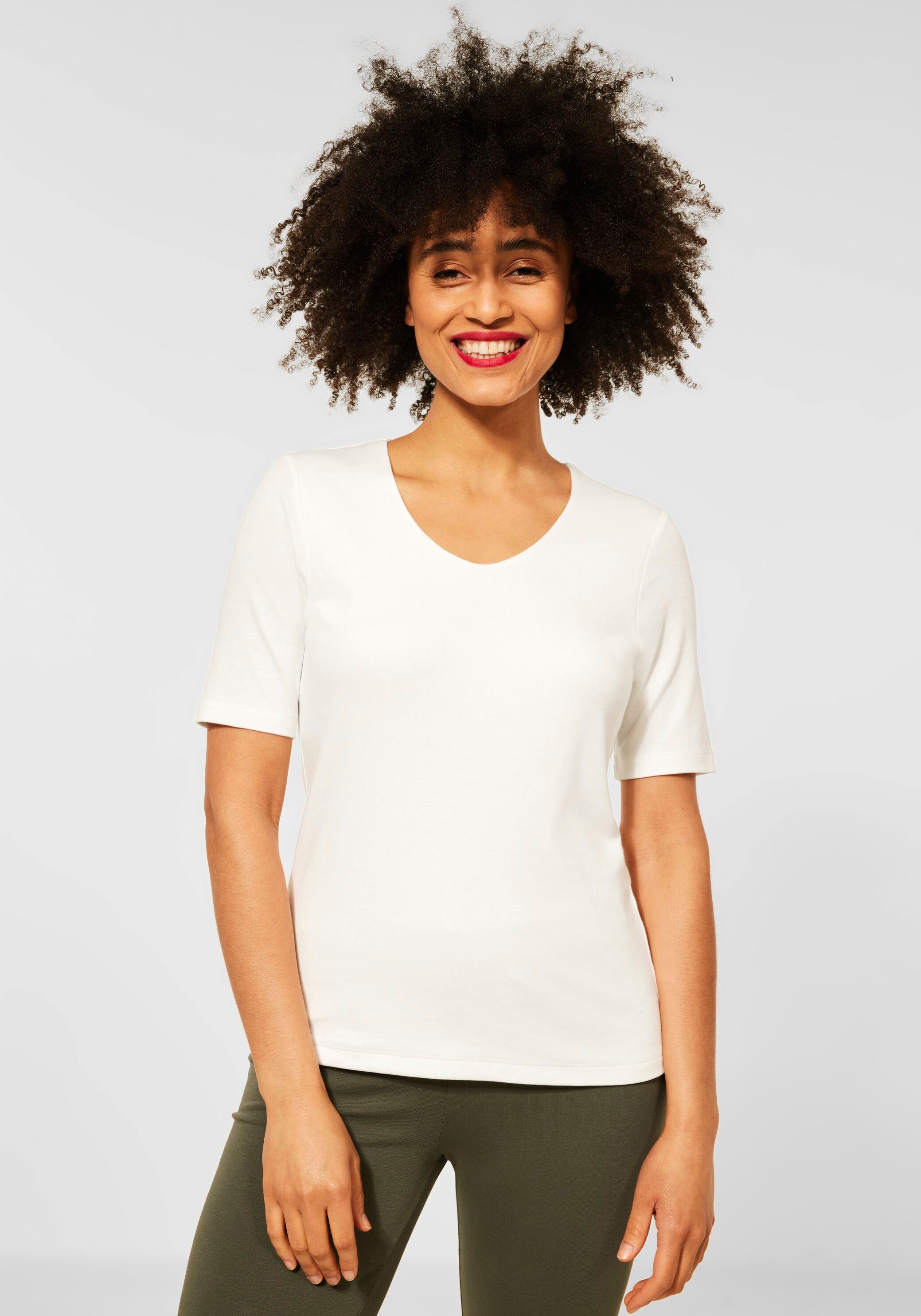 STREET ONE T-Shirt »Style Palmira« im Basic-Style