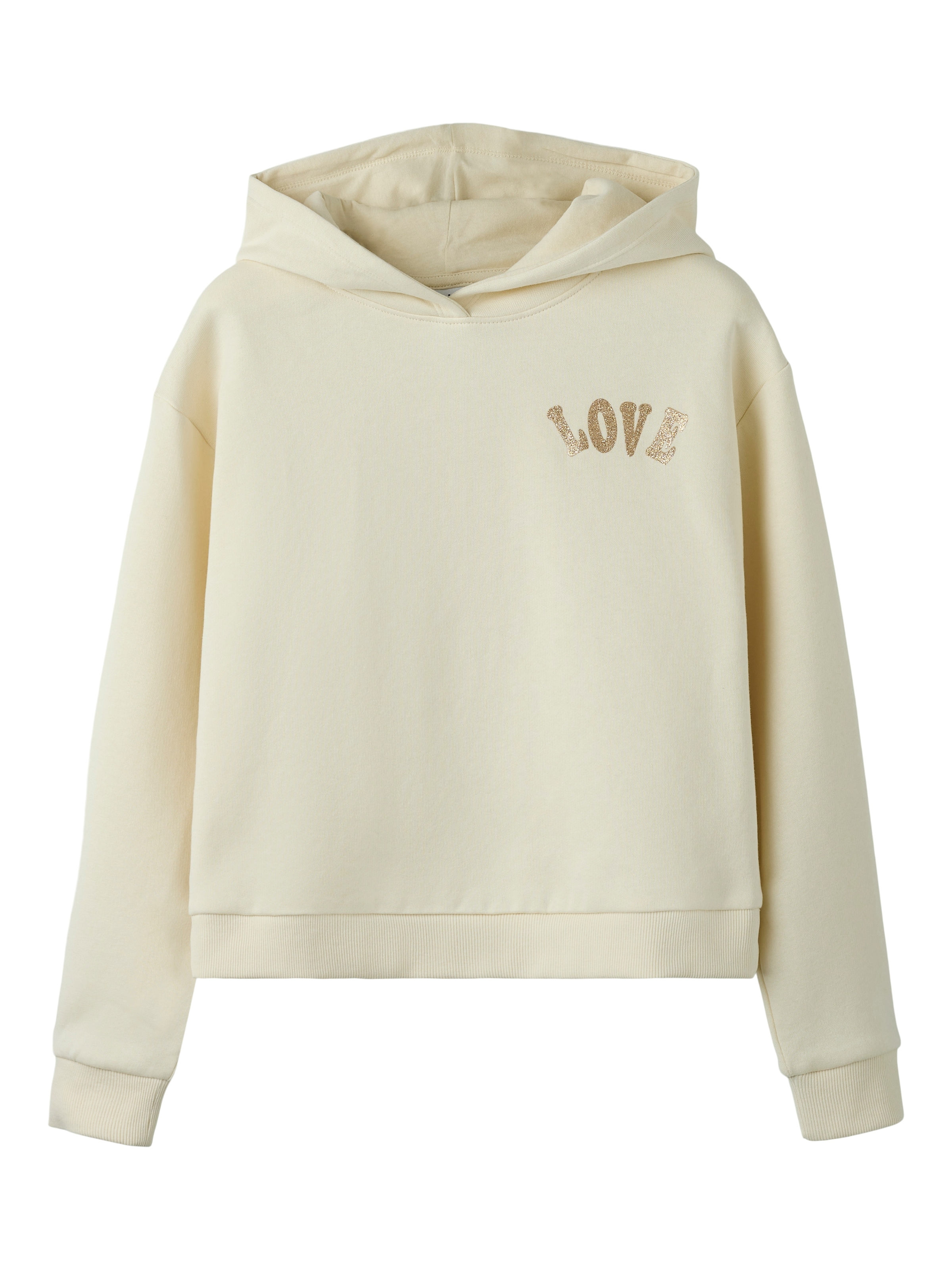 Name It Kapuzensweatshirt »NKFKALI LS SH BOXY SWE WH BRU PS NOOS«, Baumwollmischung, regular fit
