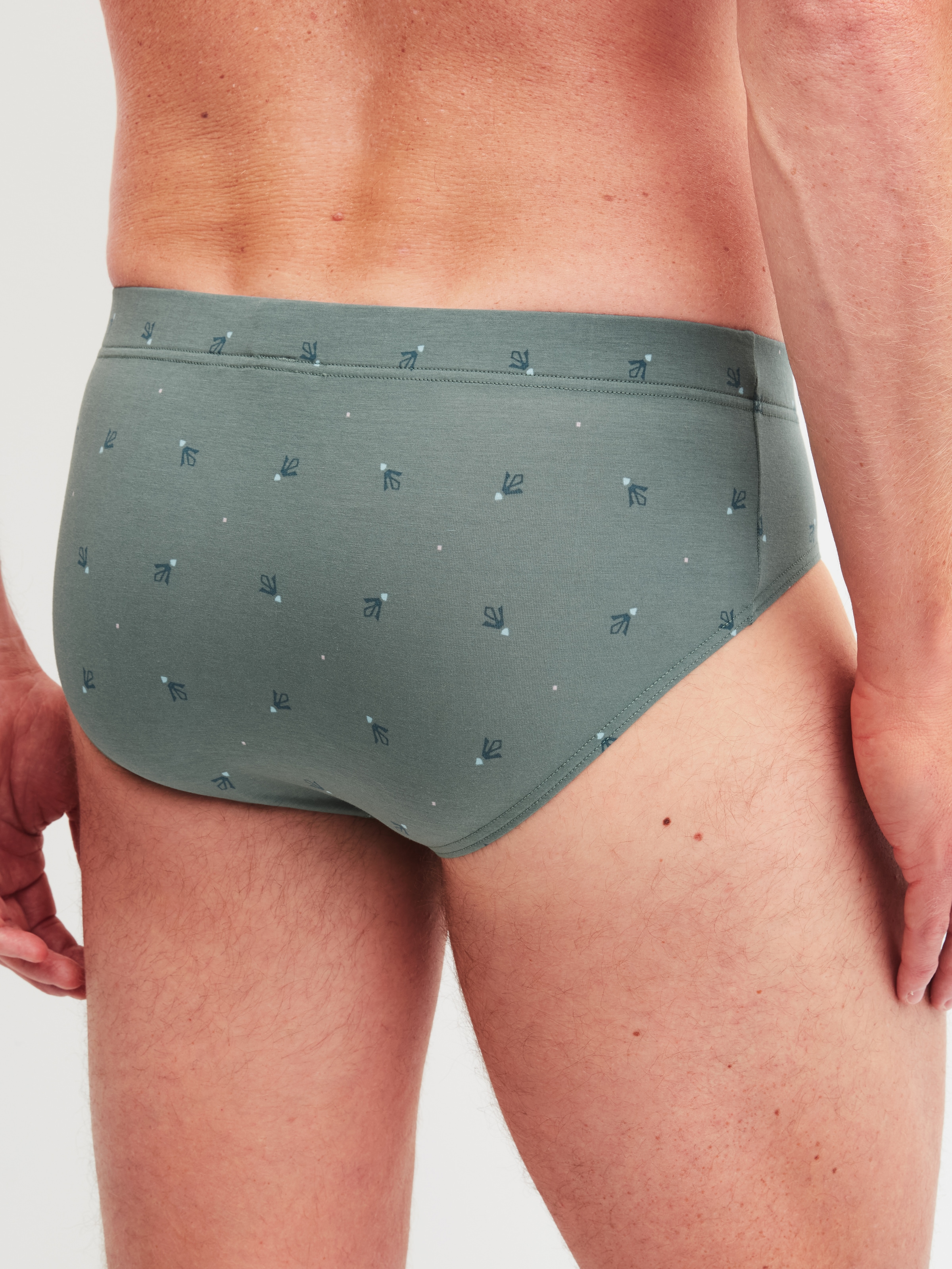 CALIDA Slip »Grafic Cotton« gestreift, ohne Eingriff, überzogenem Bund, Single Jersey, elastisch