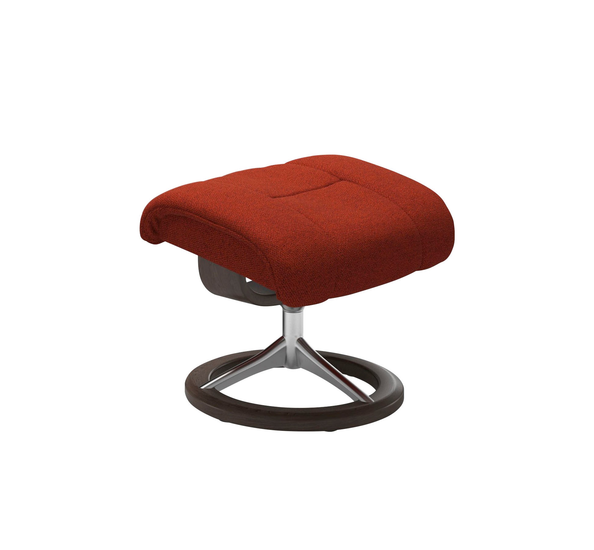 Stressless® Relaxsessel »Reno«, (Set, Relaxsessel mit Hocker), mit Hocker, mit Signature Base, Größe S, M & L, Gestell Wenge