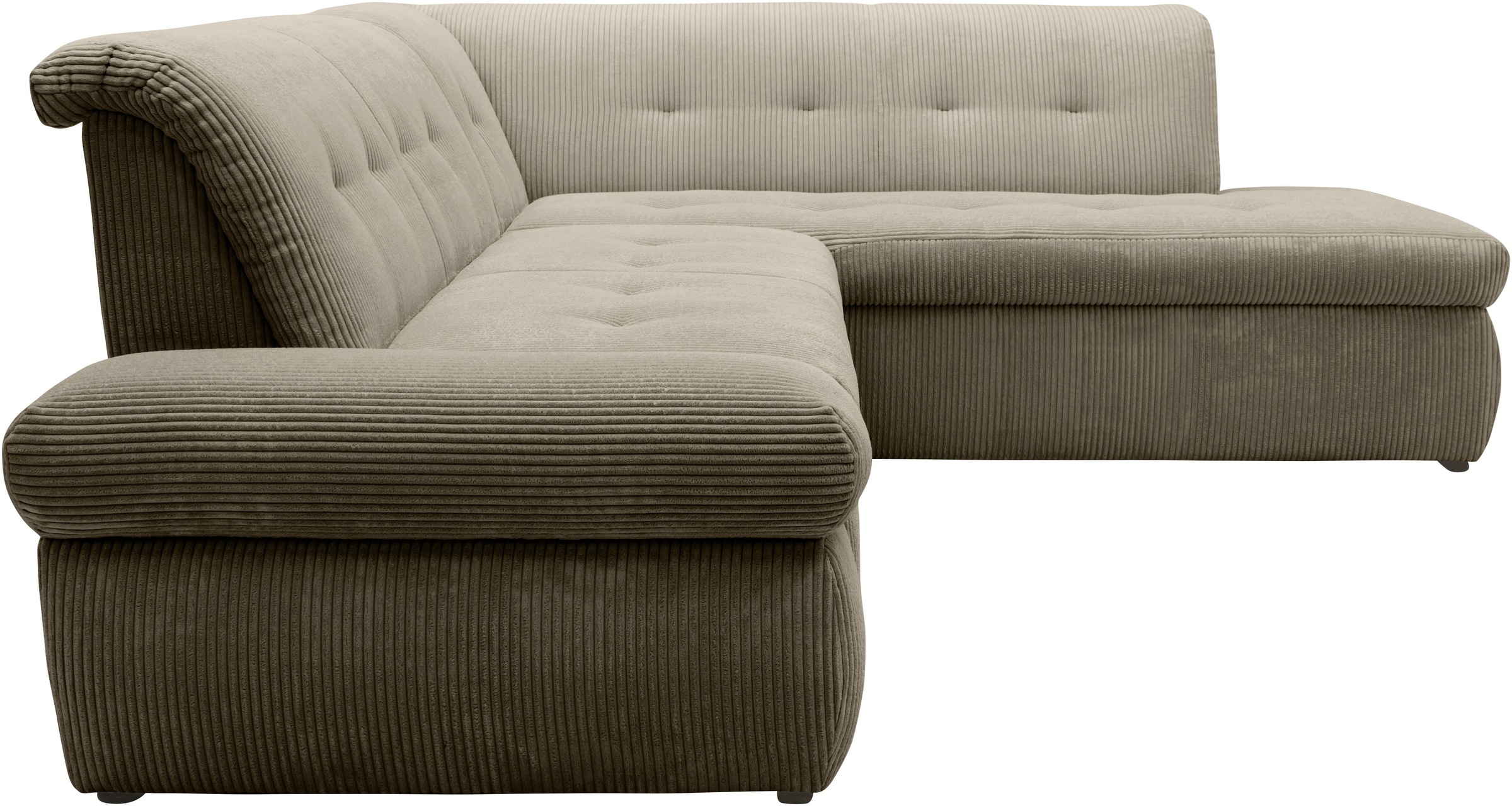 DOMO collection Ecksofa »Moric L-Form« wahlweise mit Bettfunktion und Armle günstig online kaufen