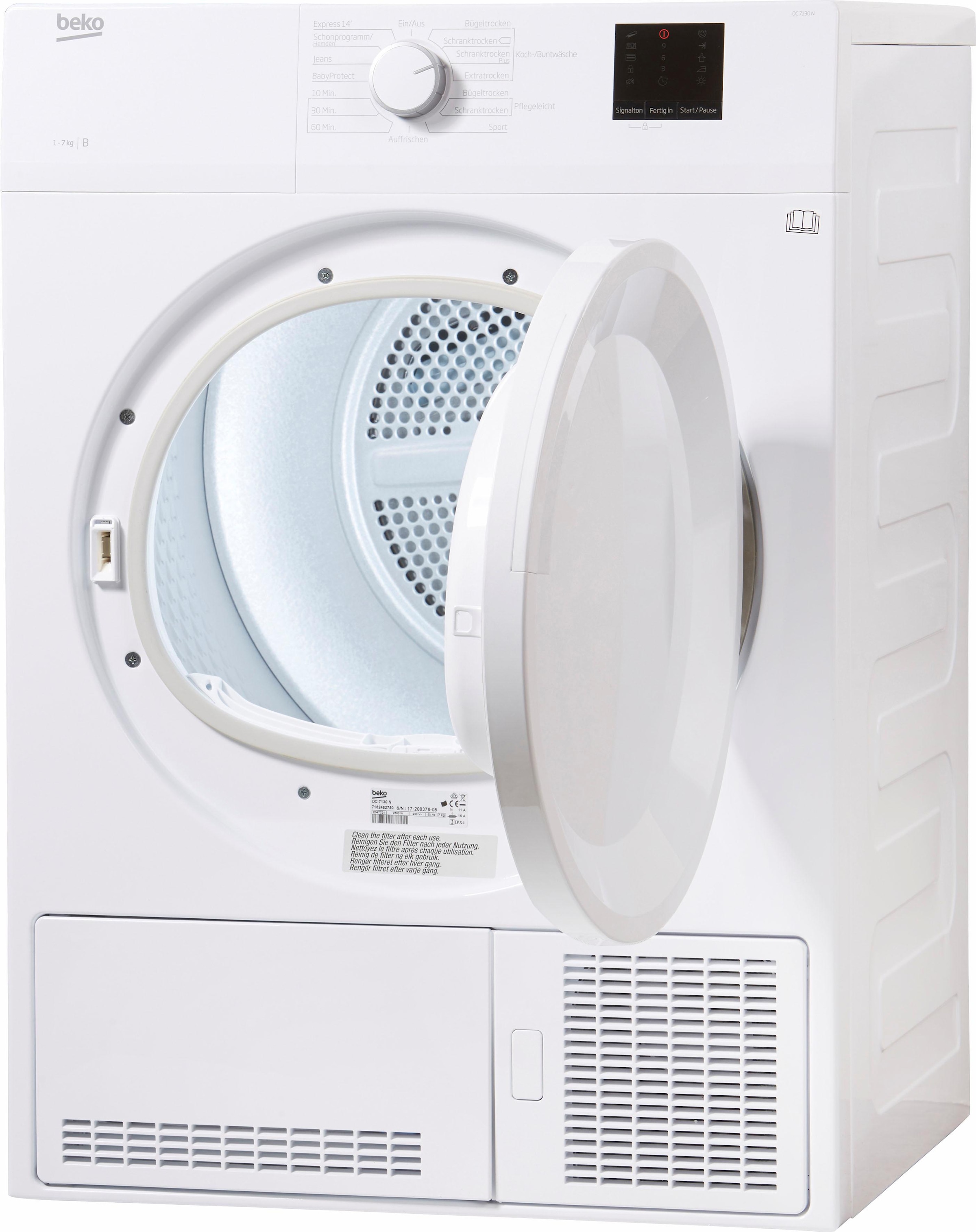 BEKO Kondenstrockner »DC 7130 N«, 7 kg