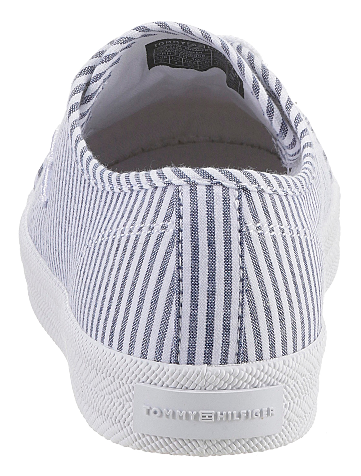 Tommy Hilfiger Sneaker »ESSENTIAL SNEAKER IN SEERSUCKER«, mit TH-Stickerei, Freizeitschuh, Halbschuh, Schnürschuh