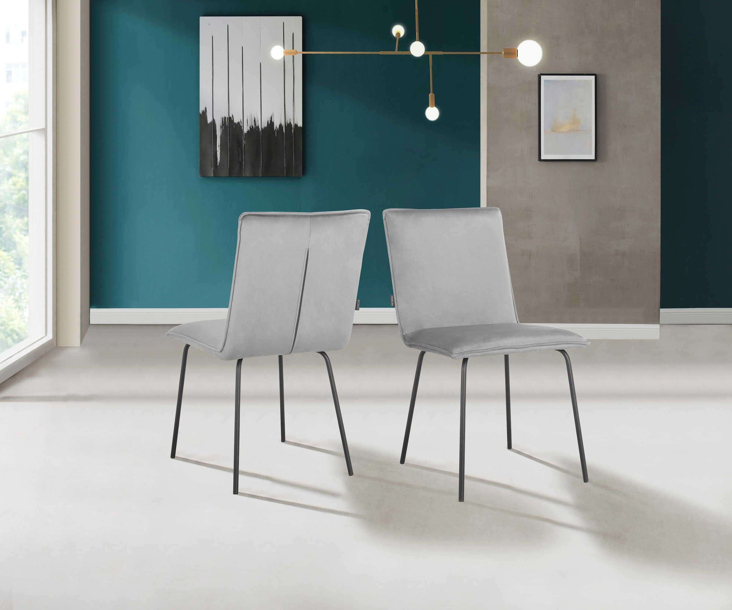 INOSIGN Esszimmerstuhl »Melong«, 2 St., Veloursstoff, im 2er Set erhältlich, mit Sitz... kaufen