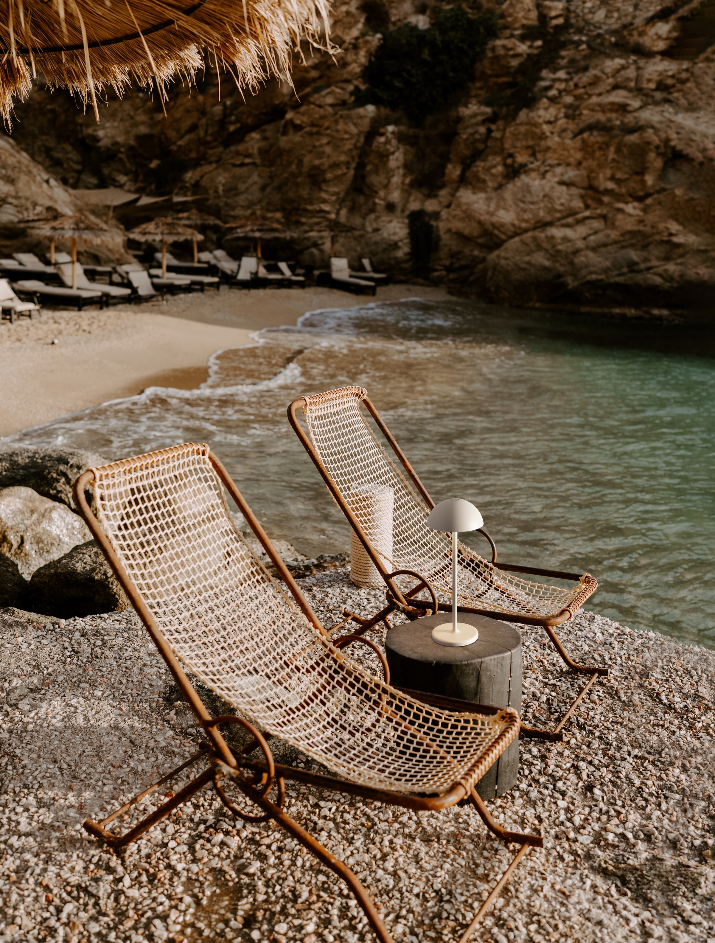 Nova Luce Außen-Tischleuchte »ROSE« LED-Modul 1 Stk. Warmweiß Dimmbar