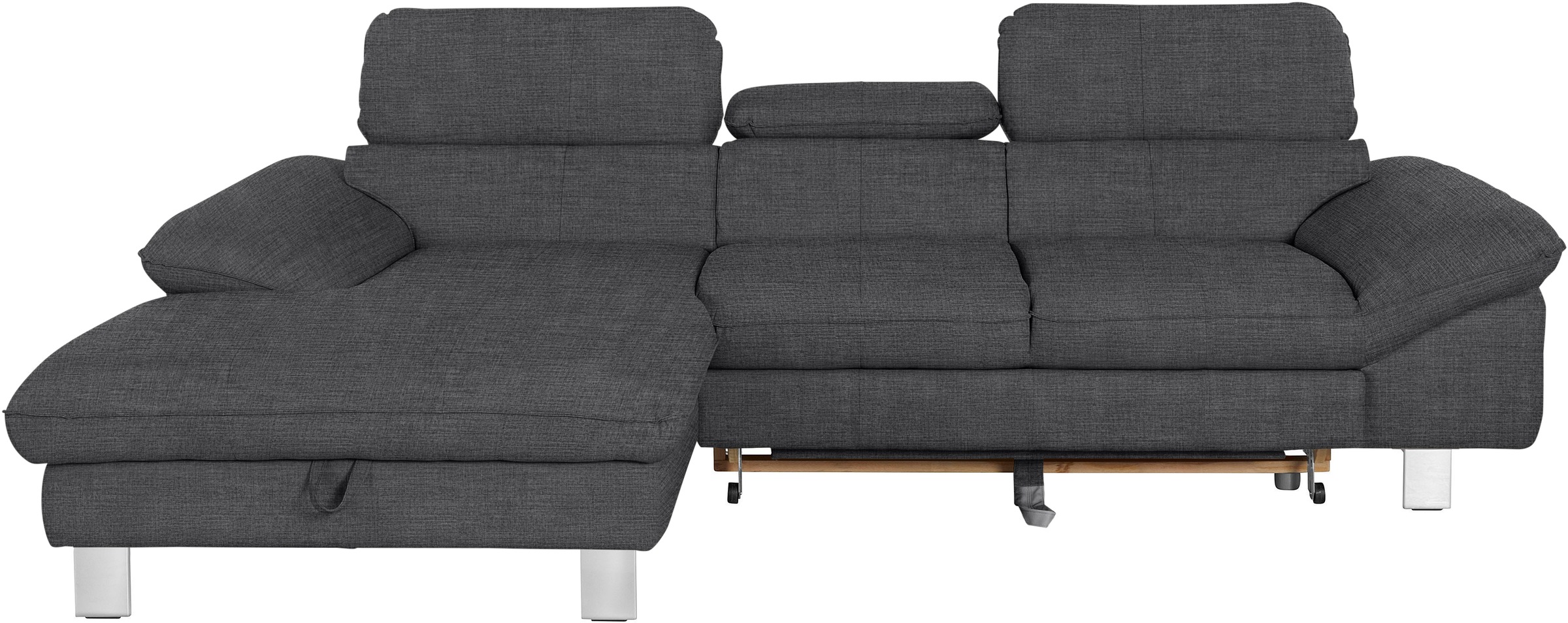 COTTA Ecksofa Driver, mit Kopfteilverstellung, wahlweise mit Bettfunktion