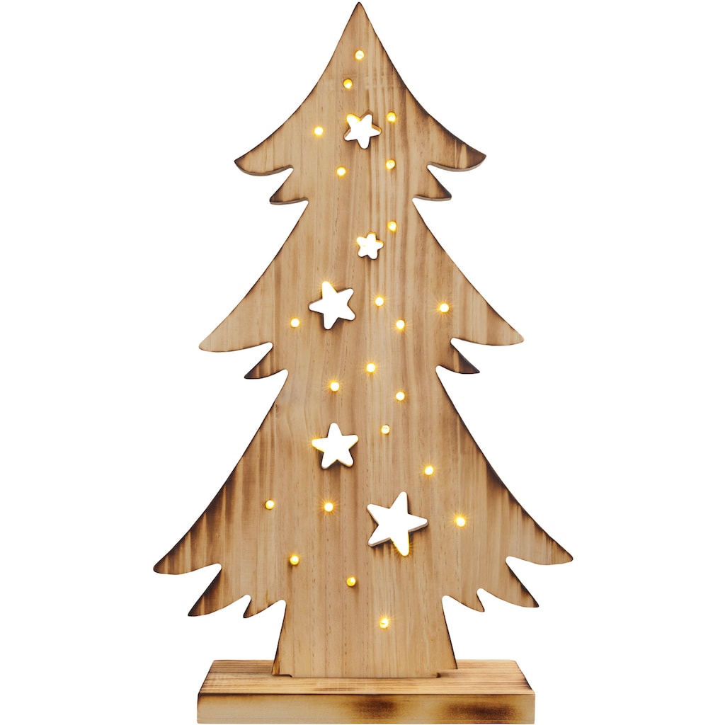 näve LED Baum »Tannenbaum, Weihnachtsdeko aus Holz«