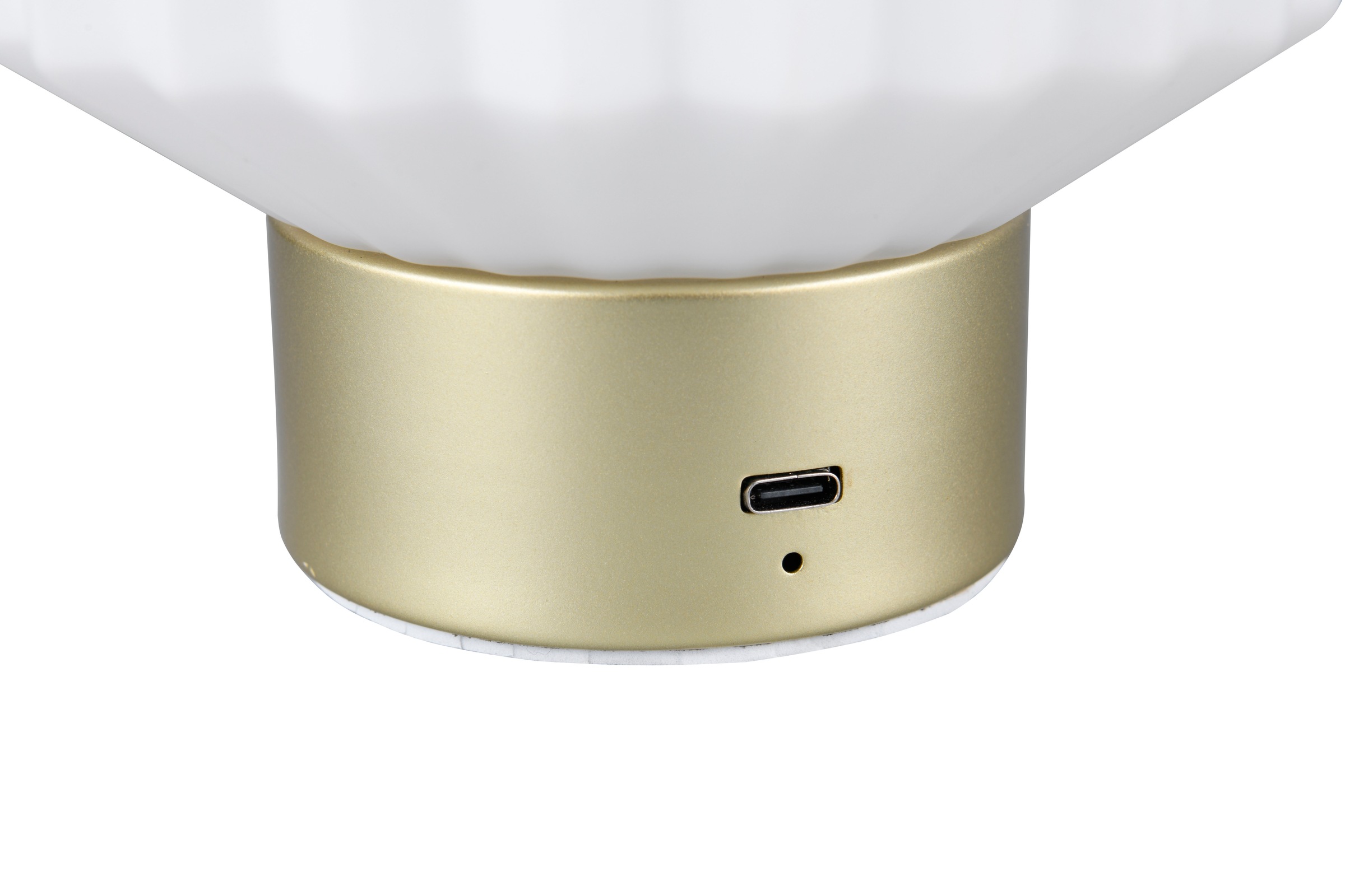 REALITY Leuchten LED Tischleuchte »LORD«, 1 flammig, Leuchtmittel LED-Board | LED fest integriert, kabellose Akku Tischlampe, Glasschirm, USB-C Ladekabel, Touchdimmer