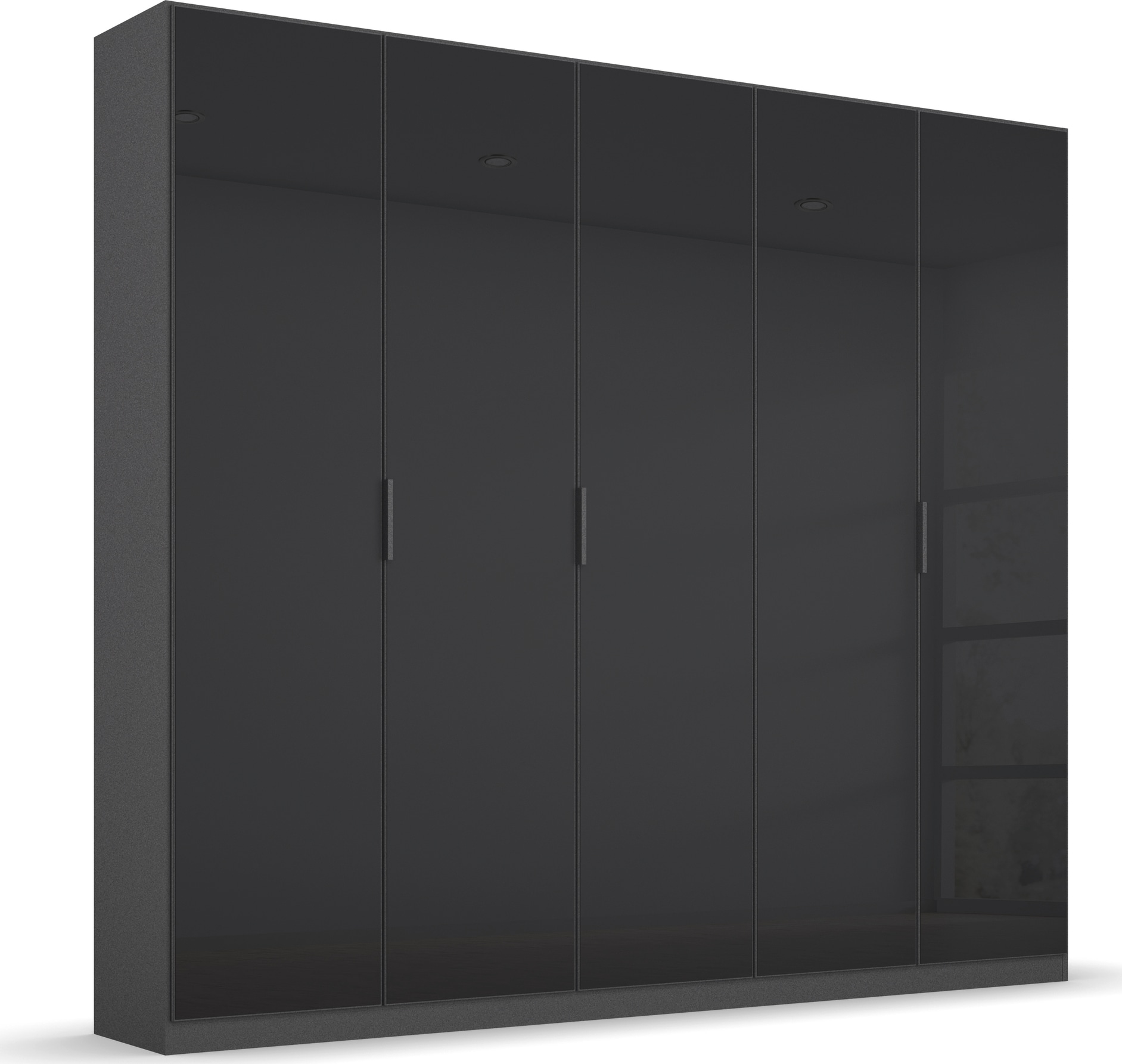 rauch Drehtürenschrank »Kleiderschrank Schrank Garderobe KOLUNA mit hochwertiger Glasfront«, inkl. 2 Innenschubladen sowie extra Einlegeböden MADE IN GERMANY