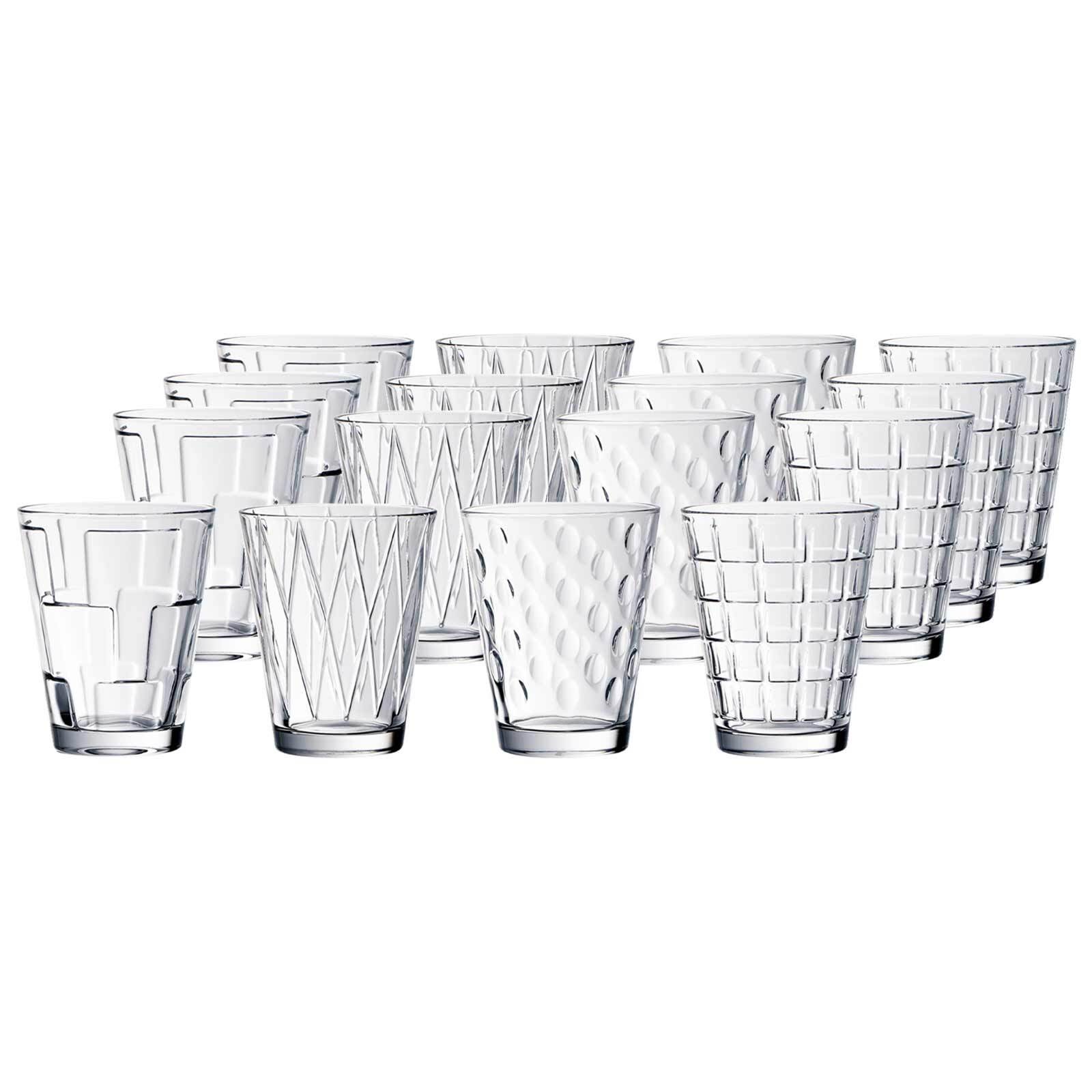 Villeroy & Boch Glas »Wassergläser Dressed Up 310 ml 16er Set transparent« günstig online kaufen