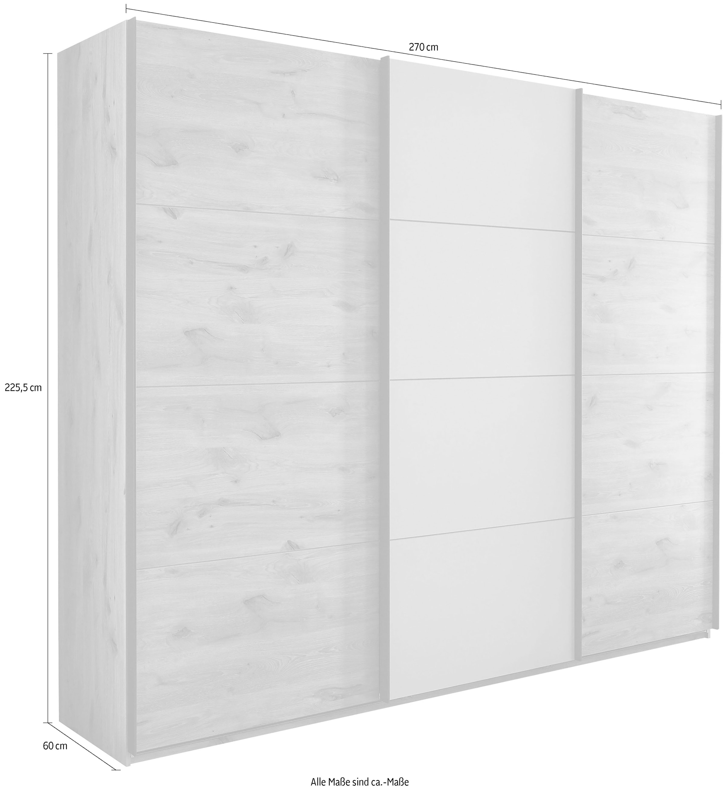 Schlafkontor Schwebetürenschrank »Preda«