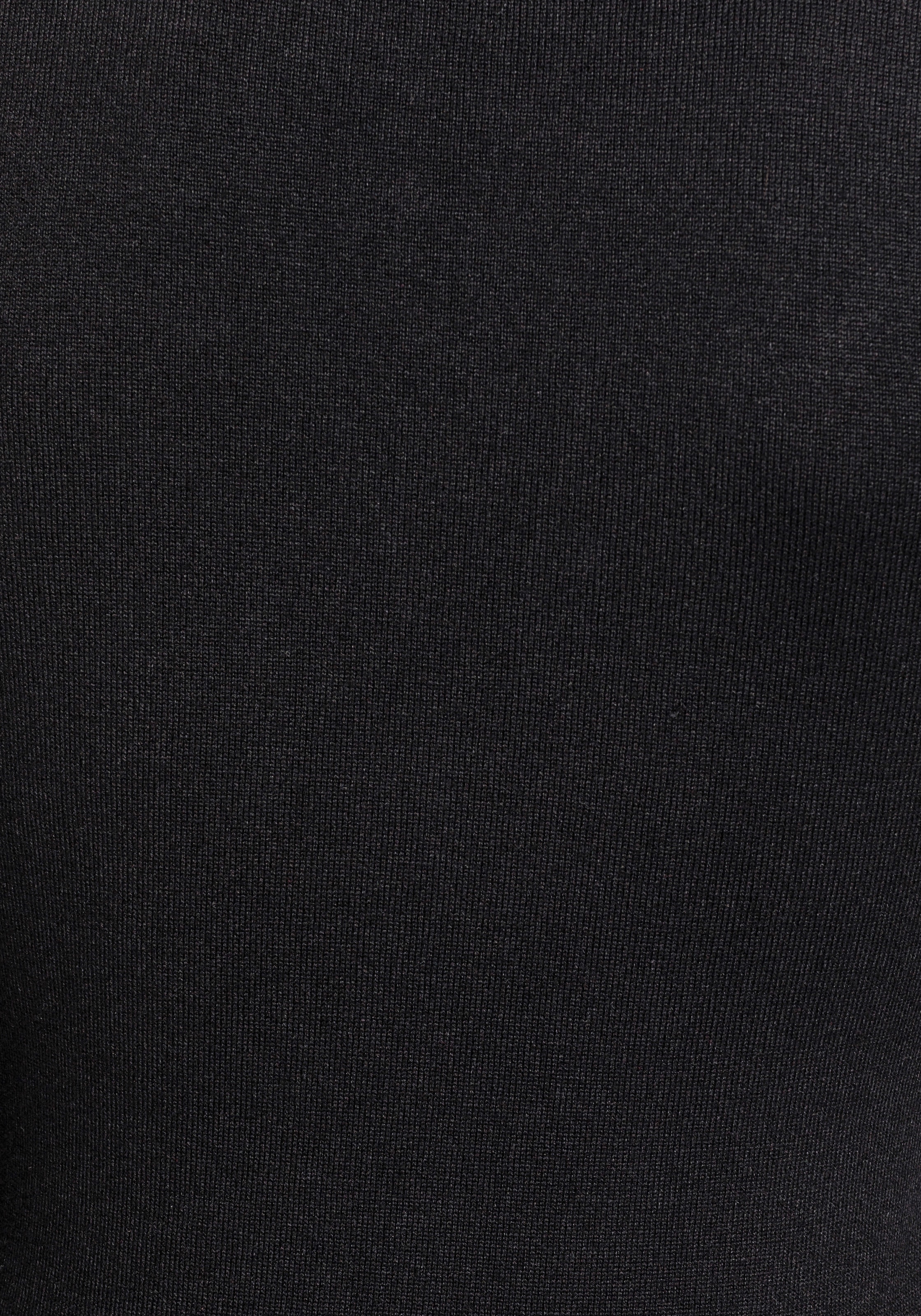 Melrose V-Ausschnitt-Pullover, mit femininen Mesh-Ärmeln - NEUE KOLLEKTION