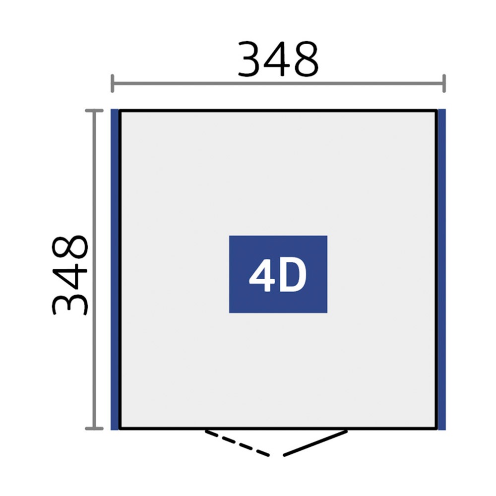 Biohort Gerätehaus »Neo 4D ST« stylisches Gartenhaus mit Flachdach