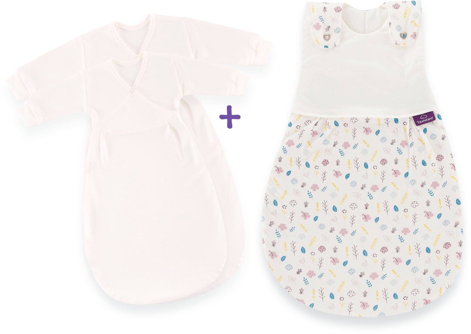 Träumeland Babyschlafsack »3 tlg Set LIEMBICH, Design Blumig« günstig online kaufen