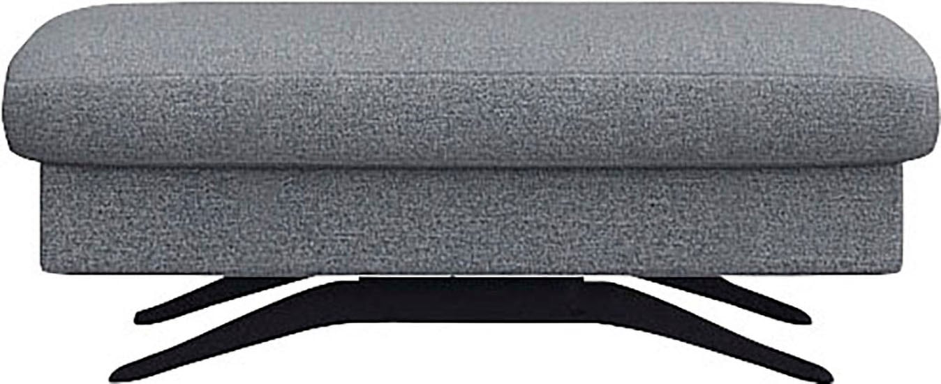 FLEXLUX Pouf »Glow Sitzhocker, Polsterhocker«, Hocker mit Stauraum, Fuß schwarz
