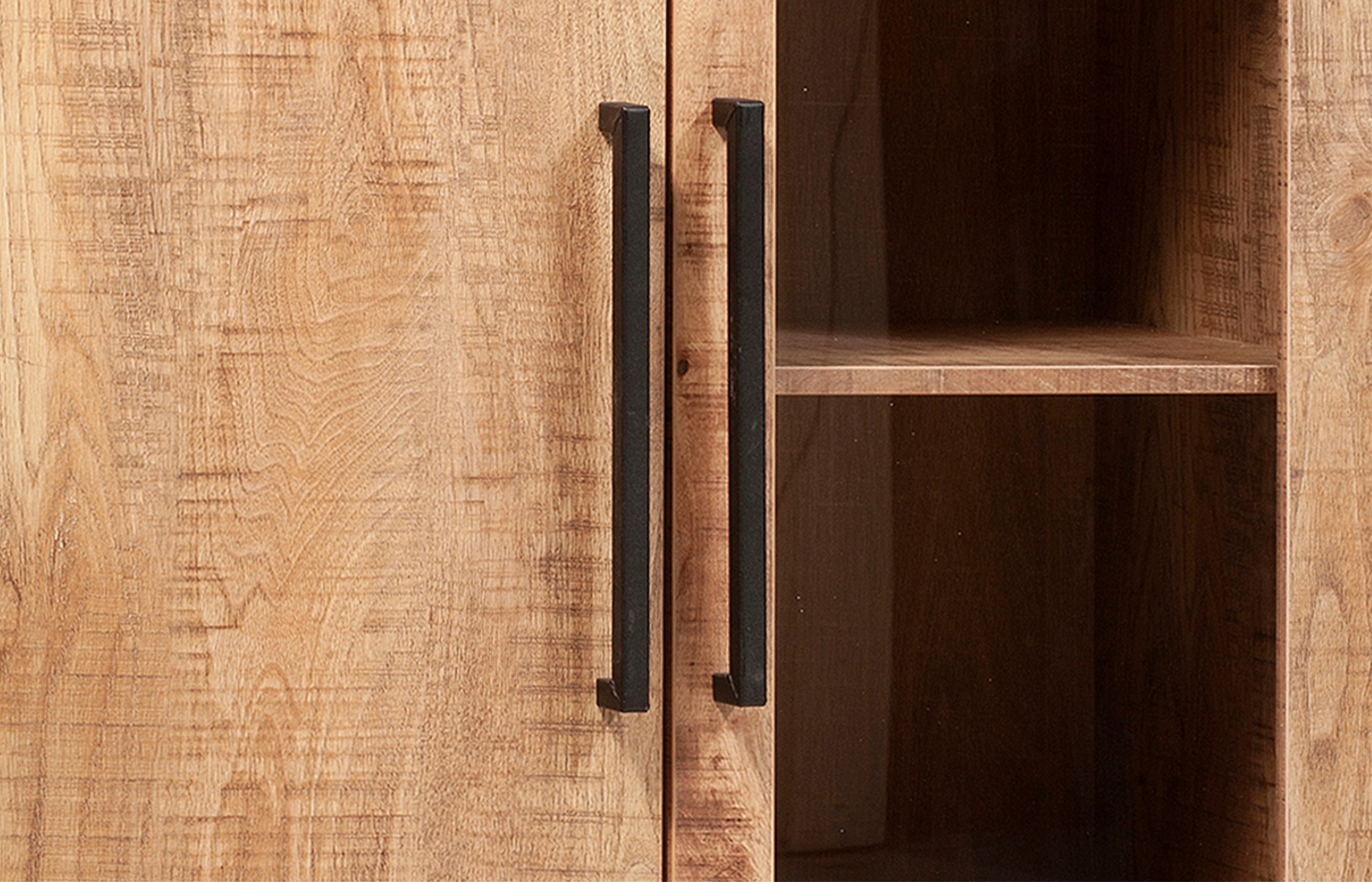 OMG Design Vitrine »Carriba Wohnzimmerschrank«, Höhe 190 cm, mit Soft-Close