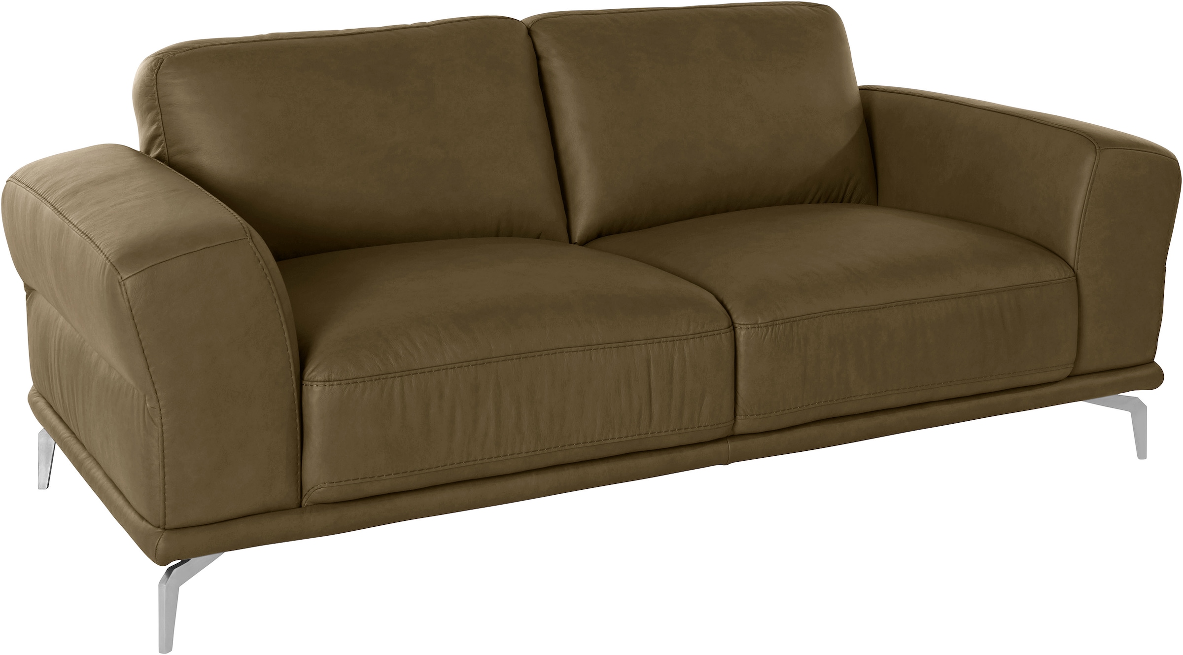 W.SCHILLIG 2-Sitzer »montanaa«, mit Metallfüßen in Chrom glänzend, Breite 192 cm