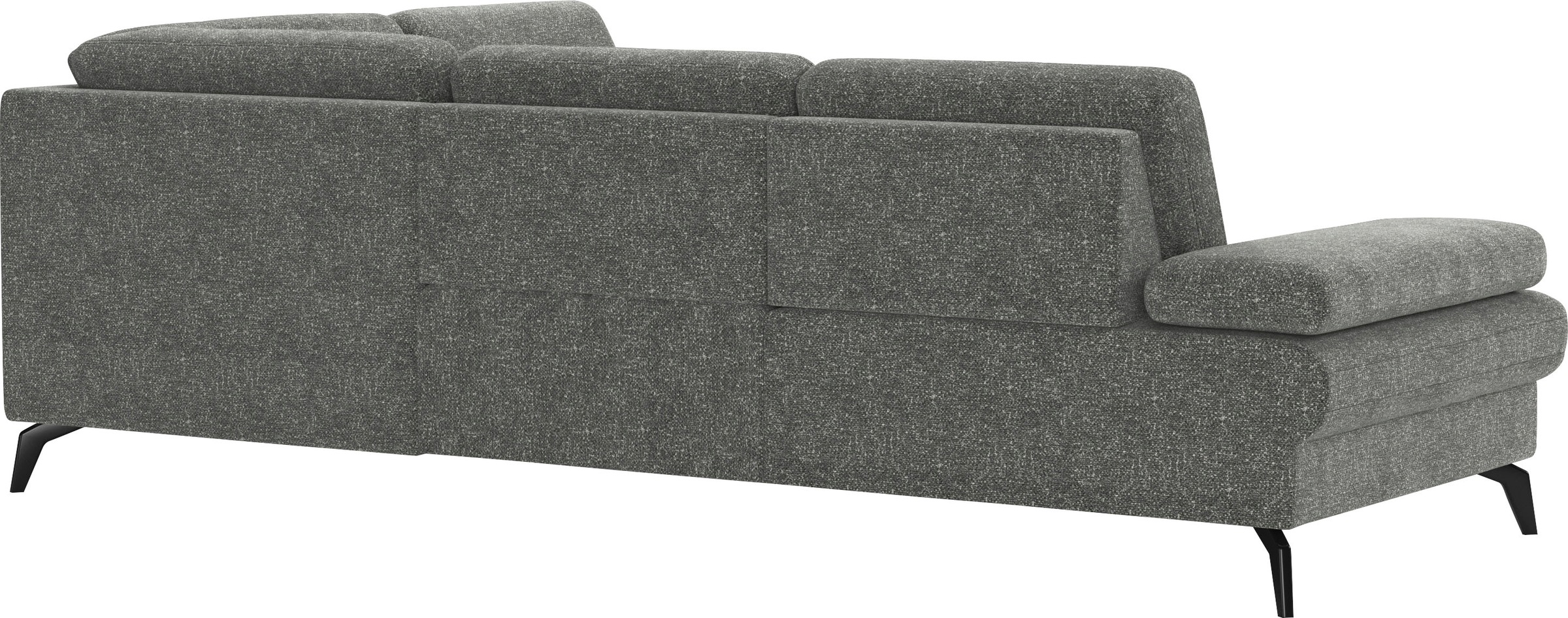 sit&more Ecksofa »Morris L-Form, inkl. Sitztiefenverstellung«, wahlweise mit Armteilverstellung, Bettfunktion & Bettkasten