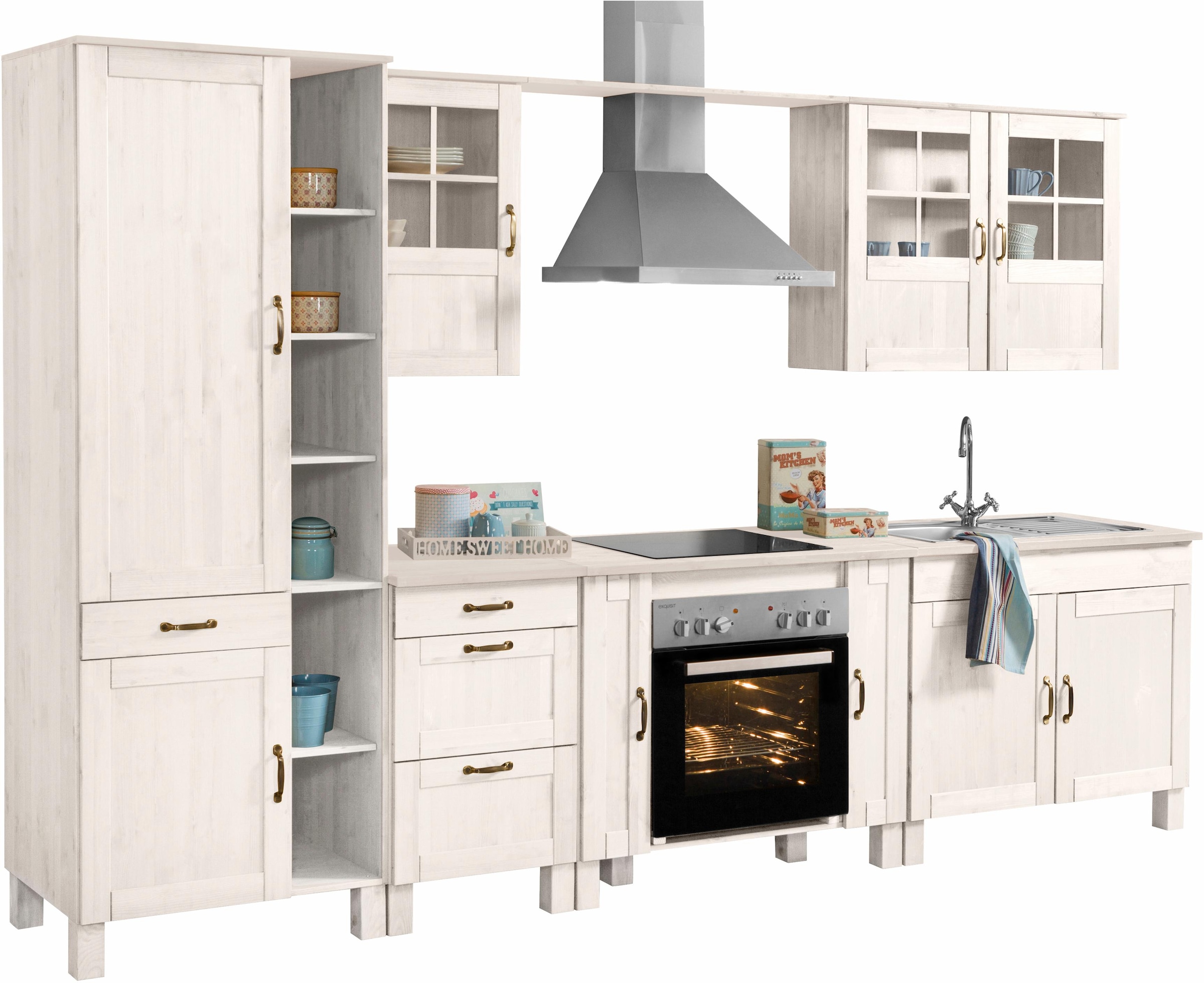 Home affaire Küchenzeile »Alby«, E-Geräte Rechnung Tiefen, 2 Breite auf 325 in ohne kaufen cm