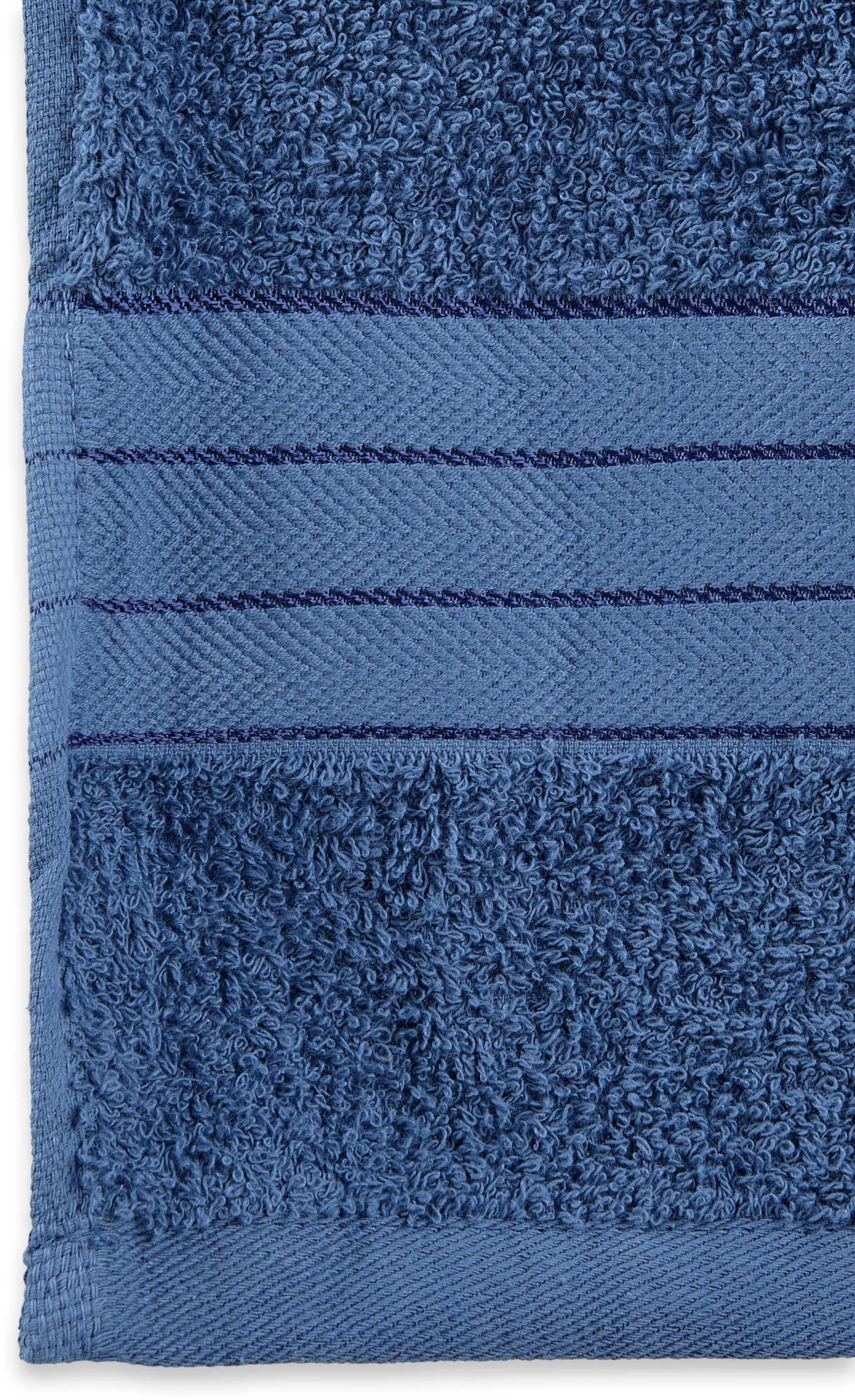 good morning Badetuch »Uni Towels«, (2 St., 2er Set Badetücher 70 x 140 cm), Baumwolle, Walkfrottee, Bordüre, 500 GSM, Einfarbig, ohne Aufhängung