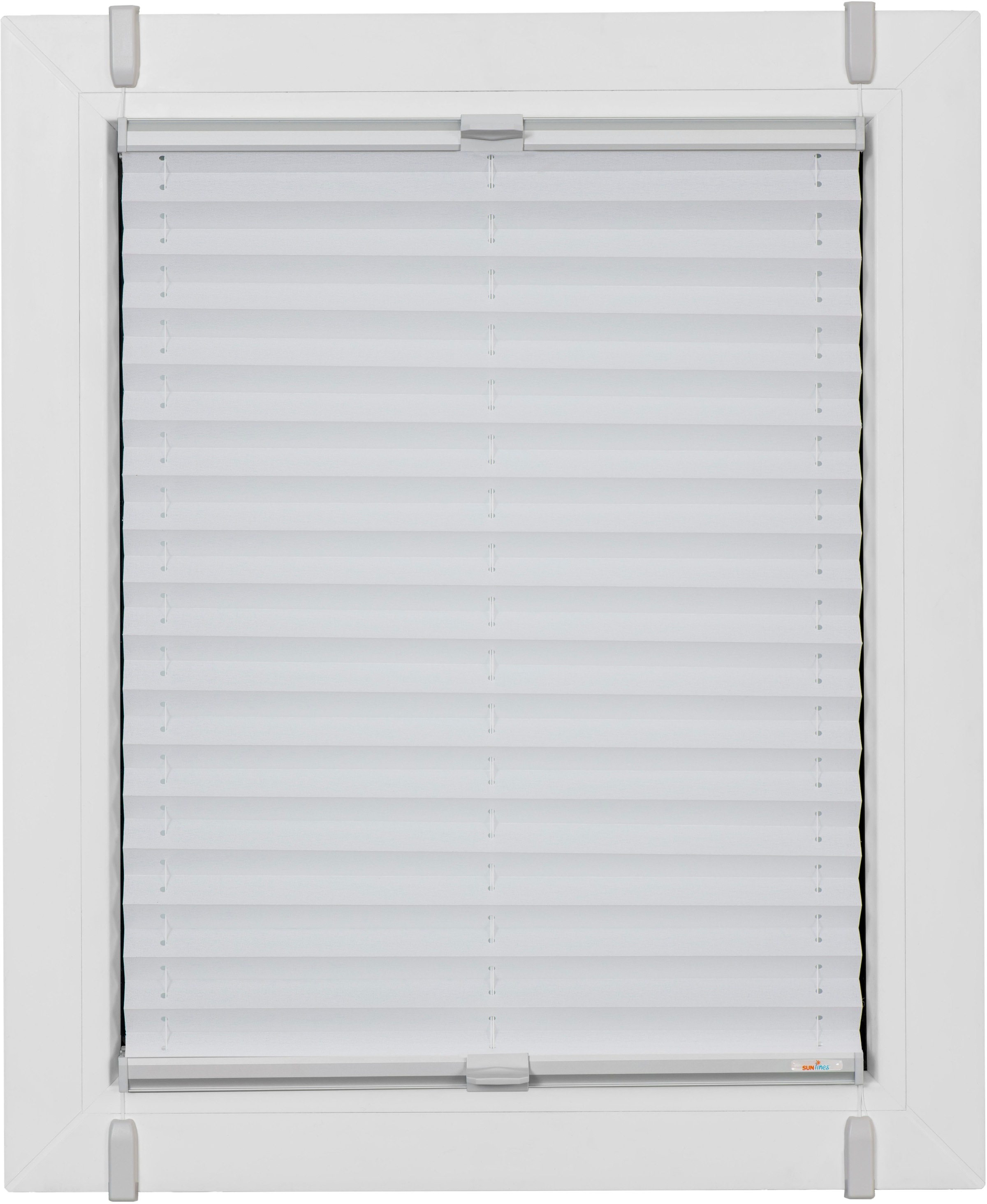 sunlines Plissee »One Size Style Crepe«, blickdicht, ohne Bohren, verspannt günstig online kaufen