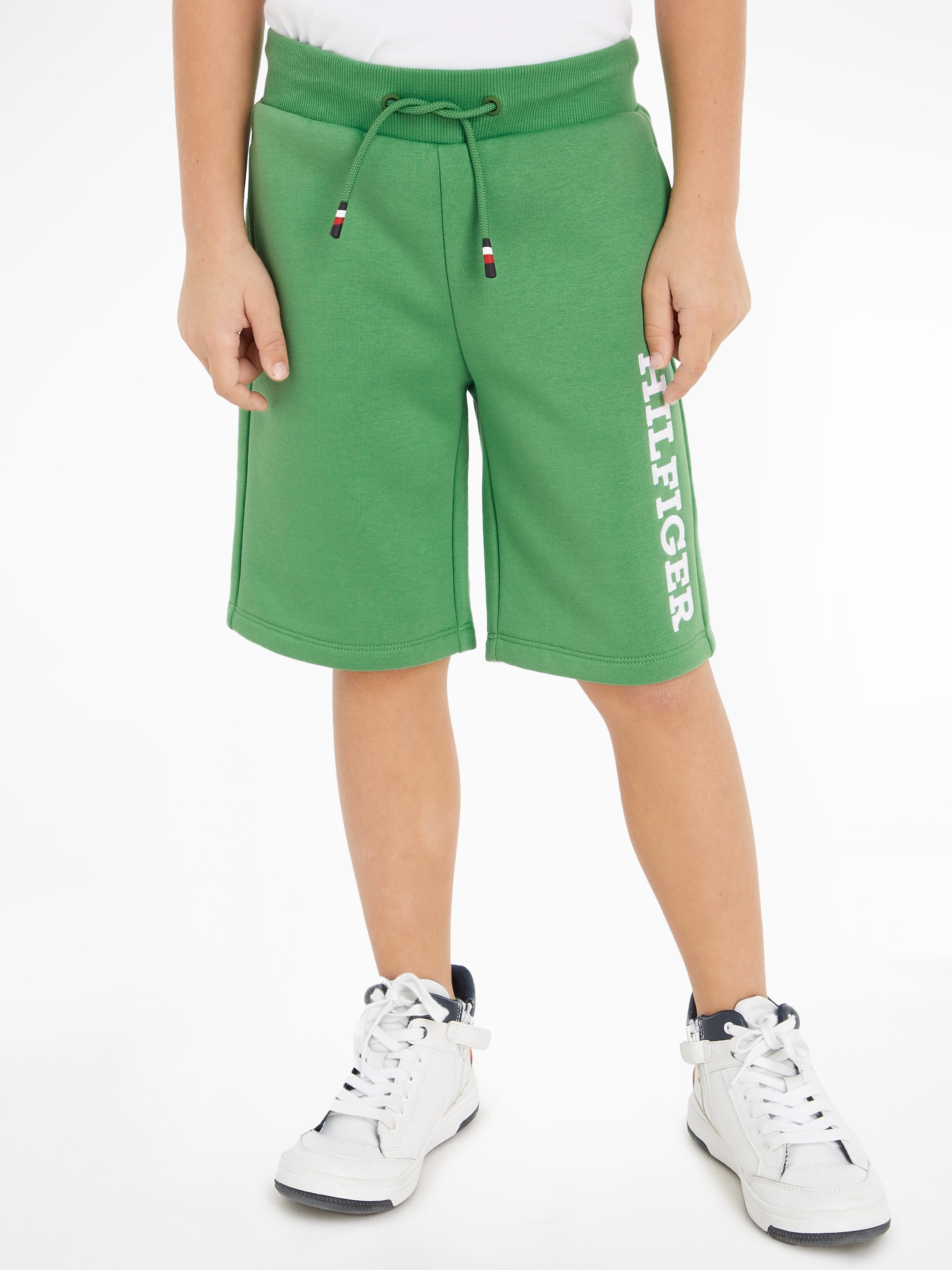 Sweatshorts SWEATSHORTS«, Hilfiger online Logoschriftzug mit »MONOTYPE modischem Tommy kaufen