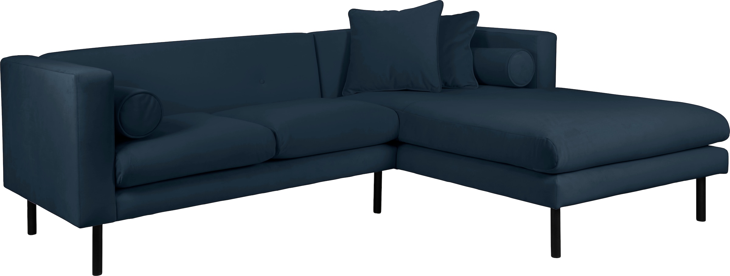 Guido Maria Kretschmer Home&Living Ecksofa »Lillibeth L-Form Designsofa, Maße B/T/H: 240/173/83 cm«, Zierkissen als Wendekissen, in Samtoptik oder Cord