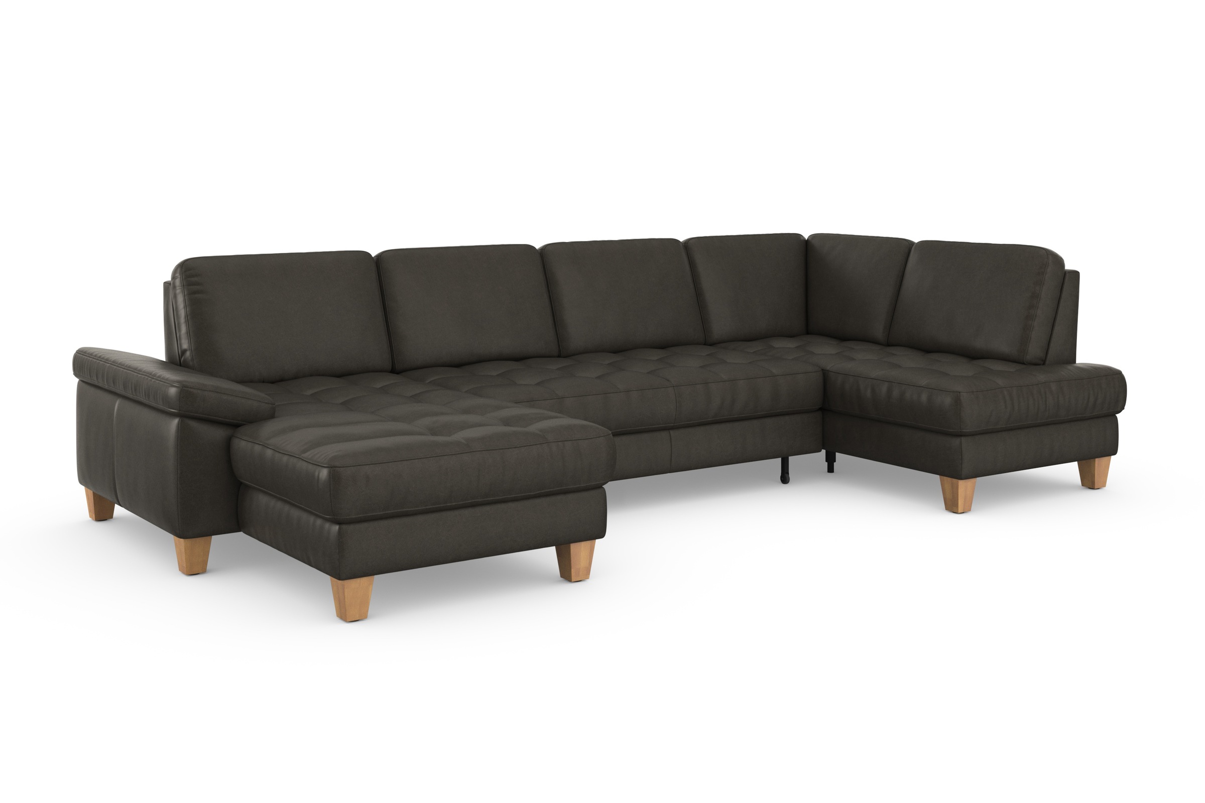 sit&more Wohnlandschaft »Westham U-Form«, wahlweise mit Bettfunktion, Bettkasten, Sitztiefenverstellung
