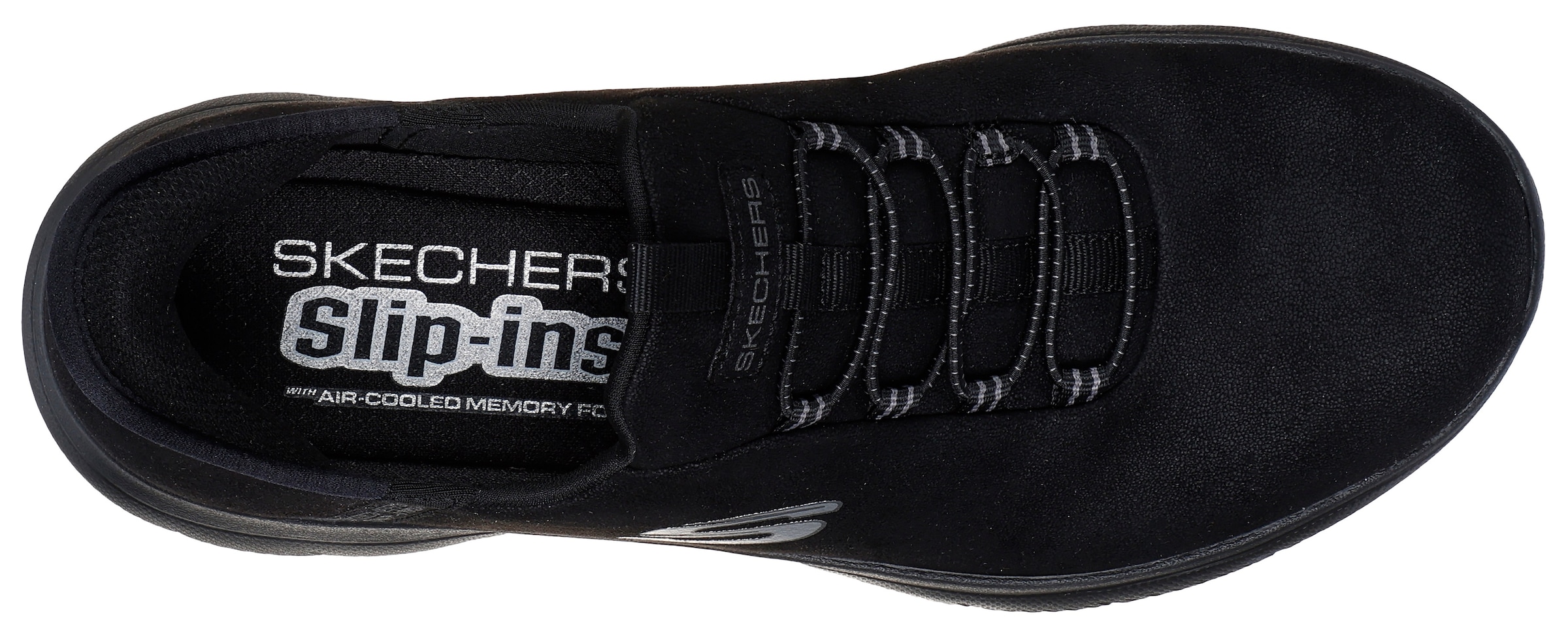 Skechers Slip-On Sneaker »SUMMITS«, Slipper, Freizeitschuh, Halbschuh in veganer Verarbeitung