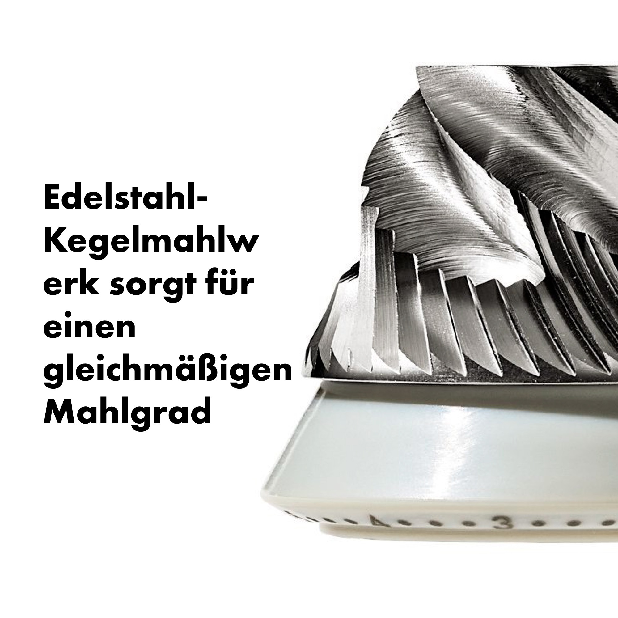 OXO Good Grips Kaffeemühle »Brew« Kegelmahlwerk 40 gBohnenbehälter Handkaffeemühle