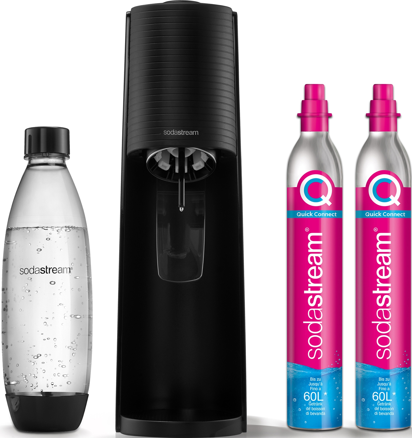 SodaStream Wassersprudler »TERRA online Bundle«, 4 (Set, tlg.), SodaStreamWassersprudler,CO2-Zylinder+ Kunststoff-Flasche kaufen 1L