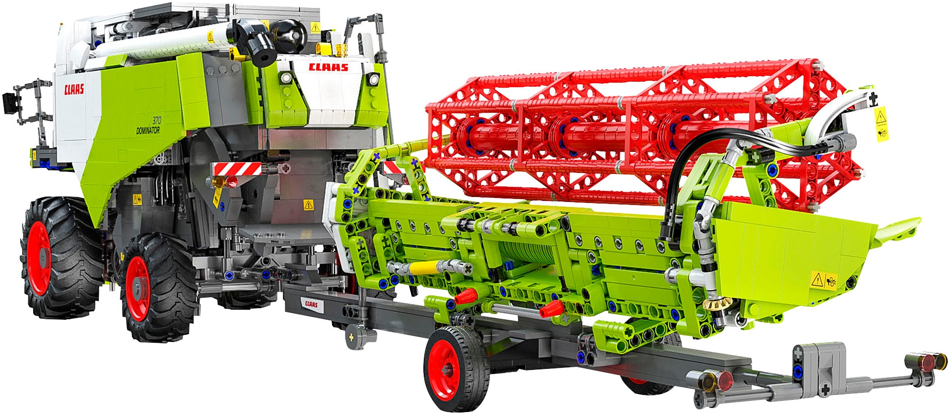 Jamara RC-Auto »CaDA, Claas Dominator 370 1:18 2,4GHz Bricks«, (4567 tlg.)