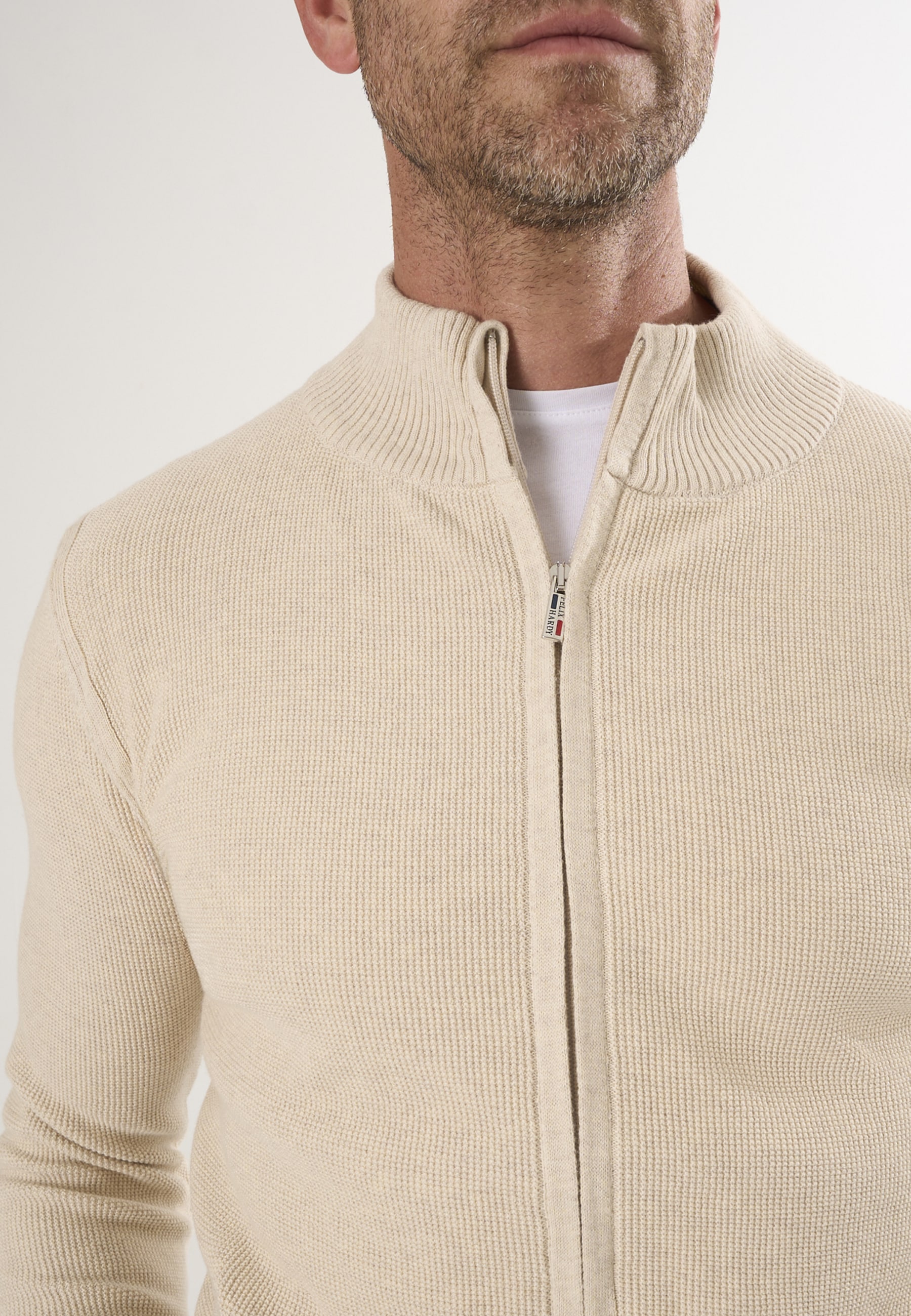 Felix Hardy Strickjacke »Strickjacke mit durchgehendem Reißverschluss«