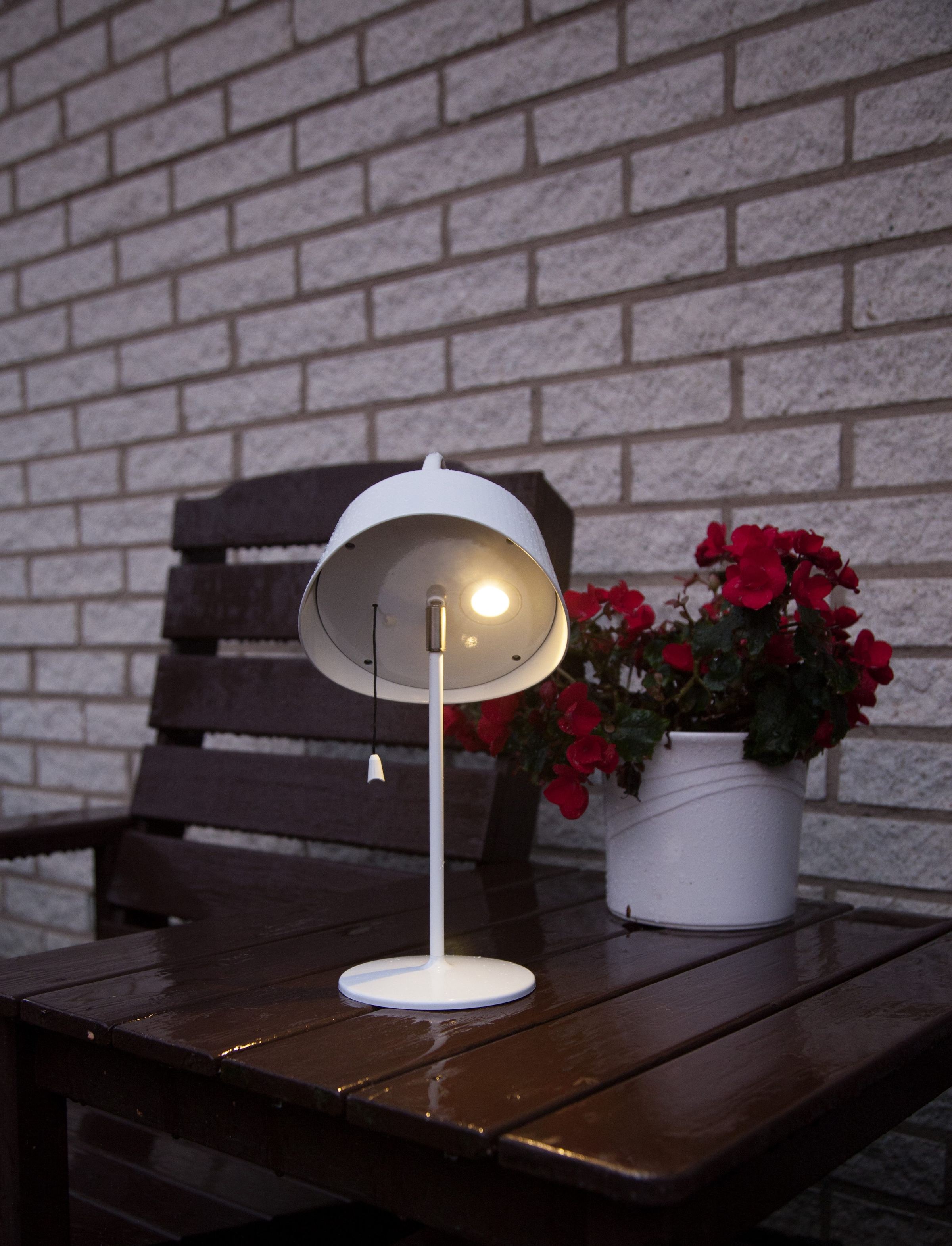 Parforce Traditional Hunting LED Solarleuchte »Solarlampe Cervia« LED-Board 1 Stk. Warmweiß Solar-Tischlampe, Lampenschirm verstellbar, Dämmerungssensor