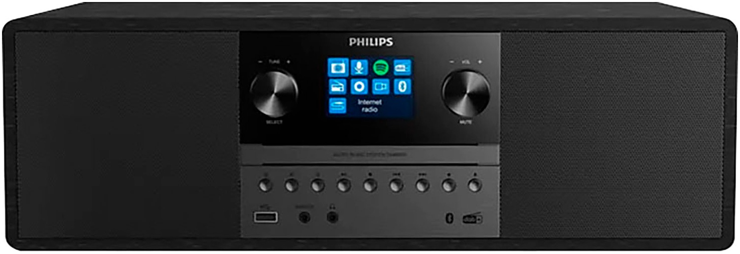 Philips Stereoanlage »TAM6805«, (Bluetooth-A2DP Bluetooth-AVRCP Bluetooth-WLAN Digitalradio (DAB+)-Internetradio 50 W)