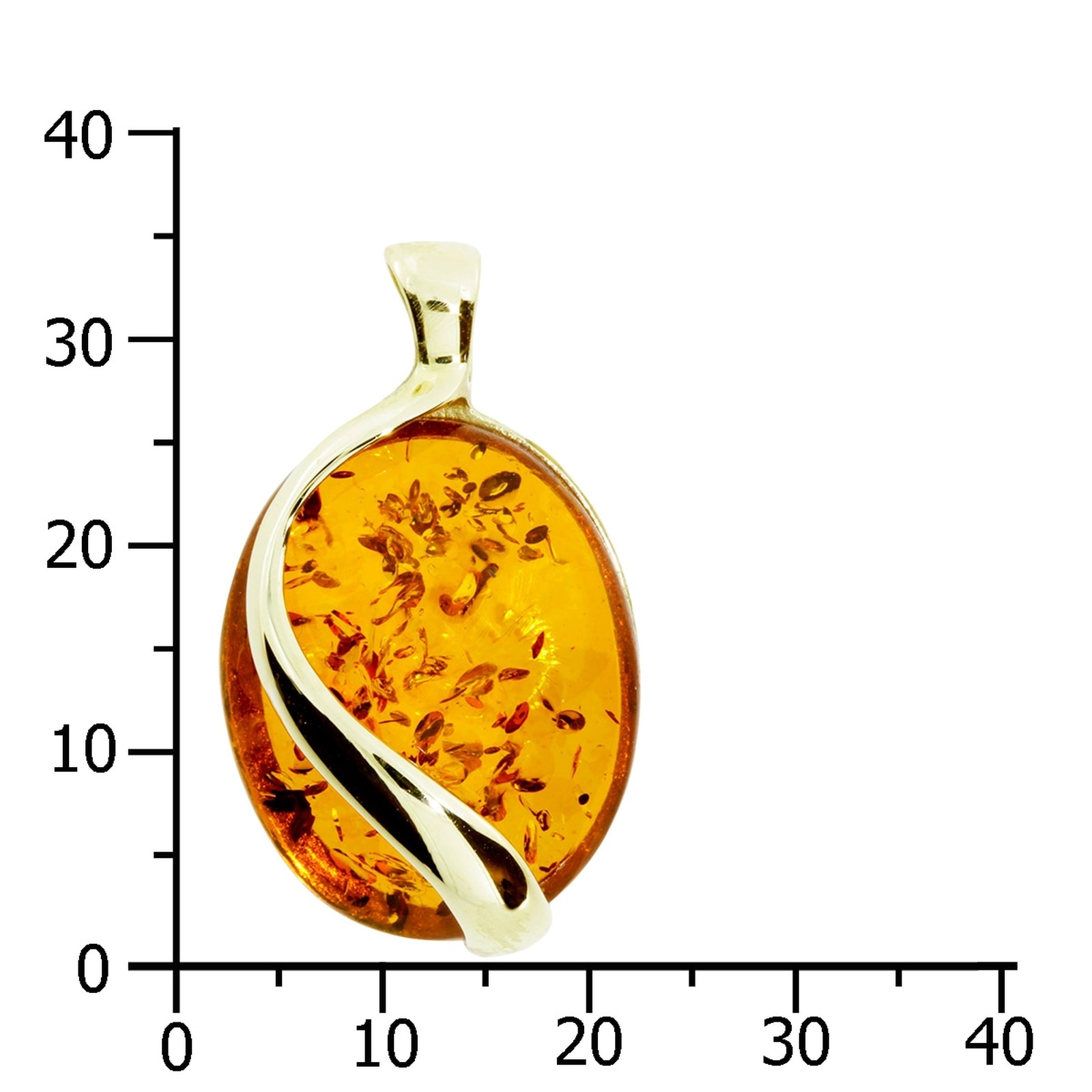 OSTSEE-SCHMUCK Kettenanhänger »Ostsee-Schmuck Anhänger Estefanja Anhänger Estefanja« (1 Stk. tlg.)