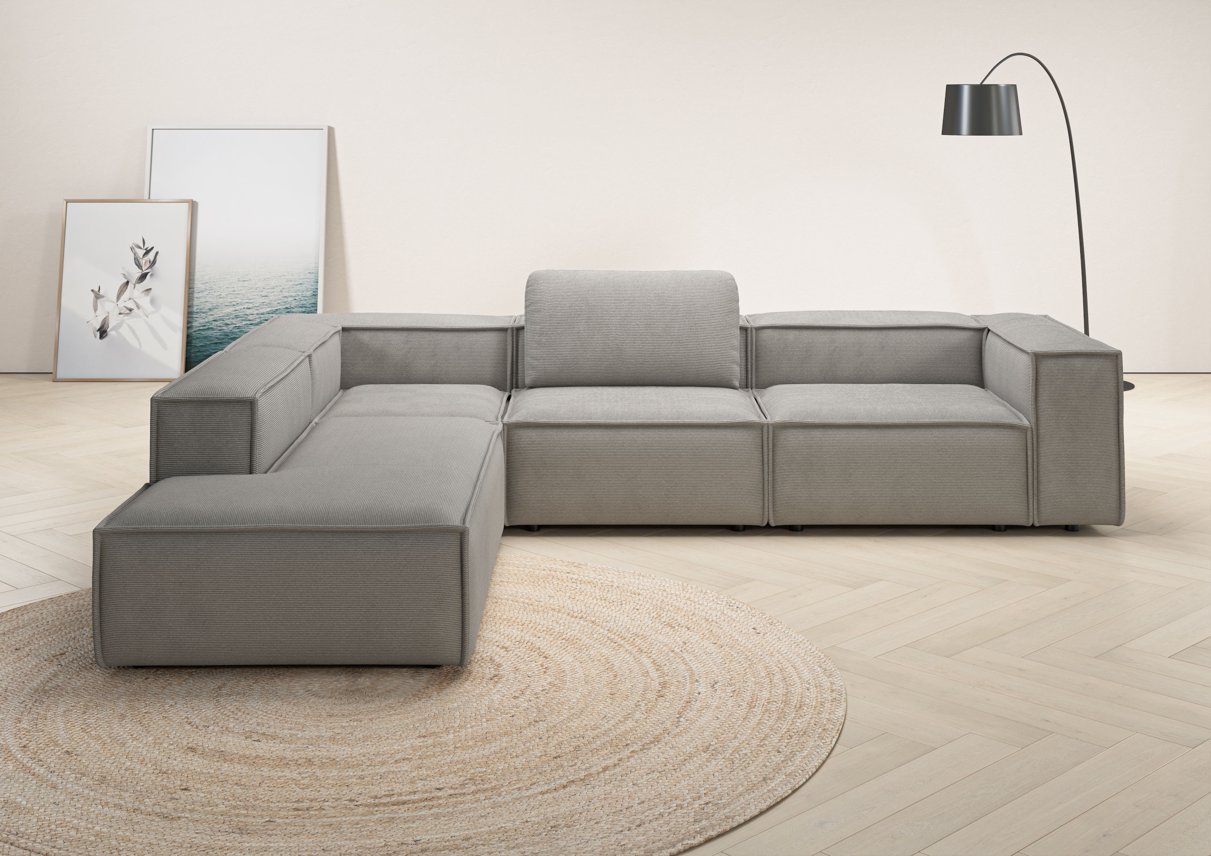 Places of Style Ecksofa »Watertown moderne L-Form«, Breite 311 cm günstig online kaufen