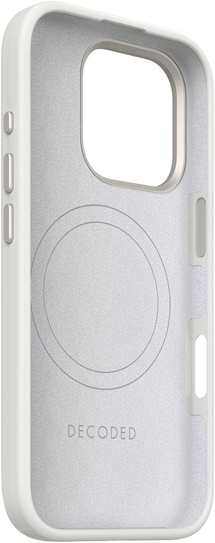DECODED Smartphone-Hülle »AntiMicrobial Silicone Backc. iPhone 16 Pro«, Smartphones