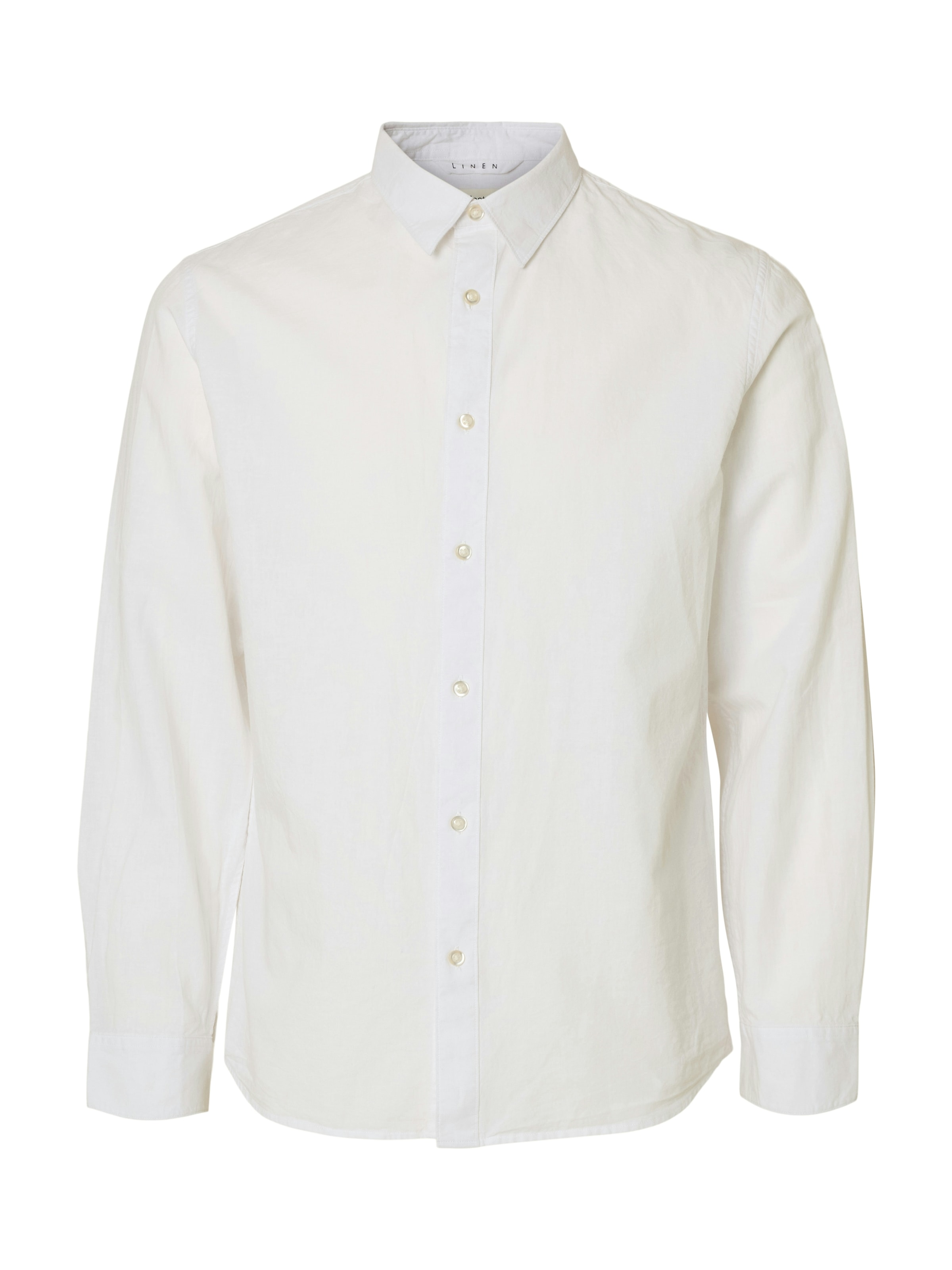 SELECTED HOMME Leinenhemd »NEW-LINEN SHIRT«, unifarben