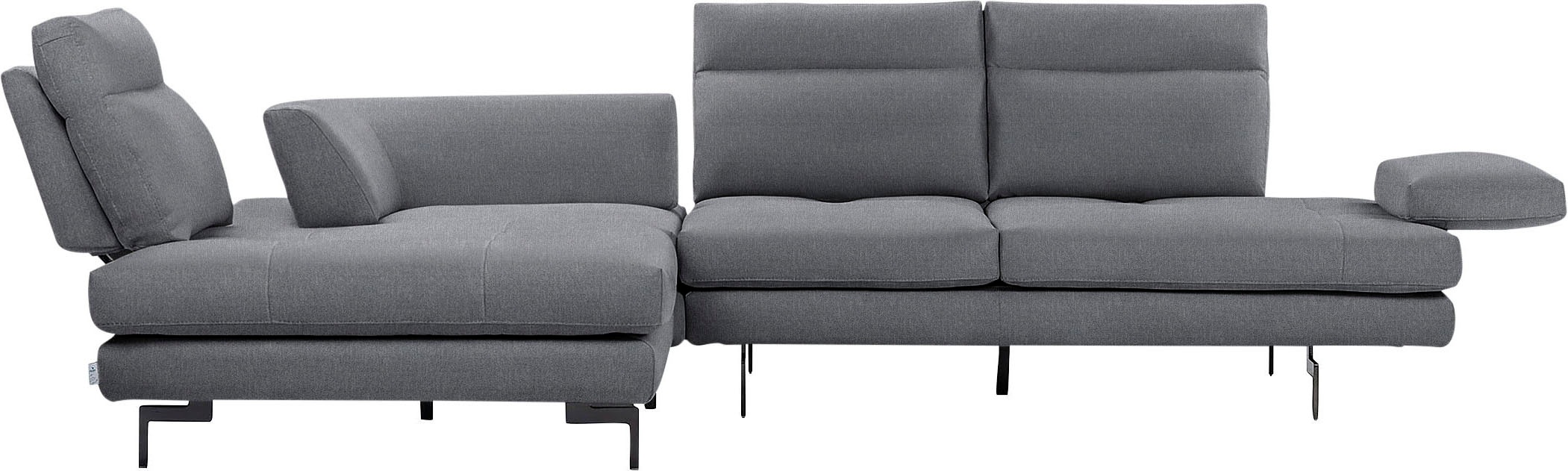 CALIA ITALIA Ecksofa »Toby Wing, Komfortsofa mit Sitzkomfort der Extraklass günstig online kaufen