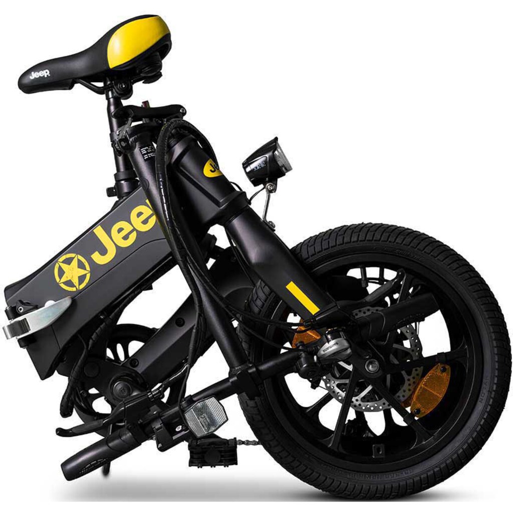Jeep E-Bikes E-Bike »FR 6020«, 1 Gang, Heckmotor 250 W, (mit Akku-Ladegerät)