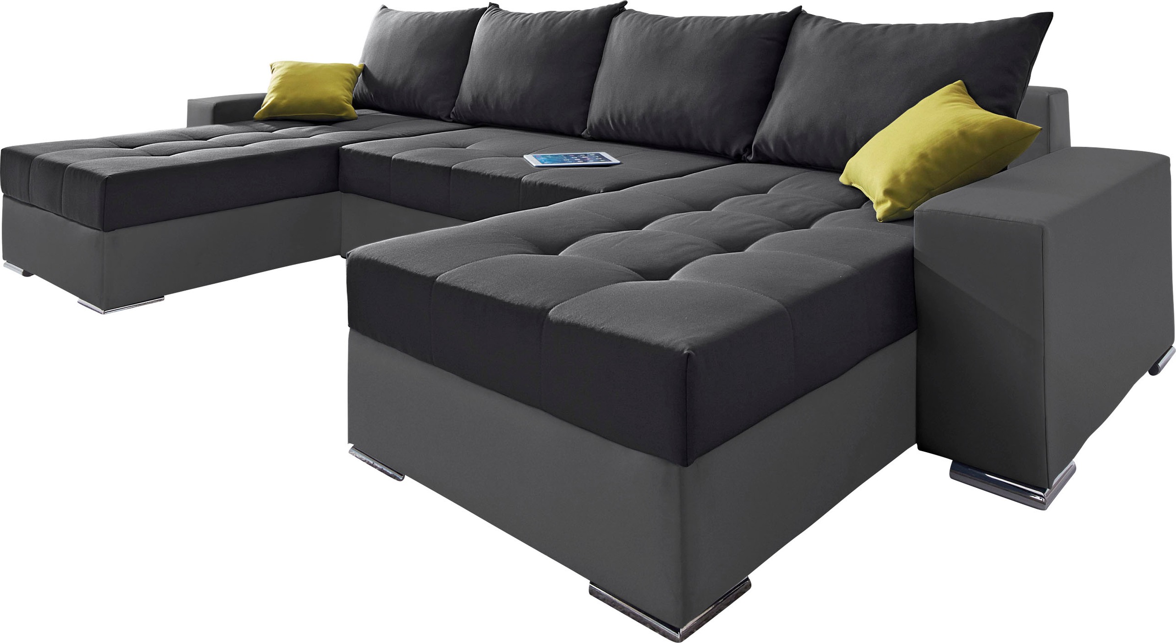 COLLECTION AB Wohnlandschaft »XL-Josy U-Form, Breite 313 cm, Flachgewebe, S günstig online kaufen