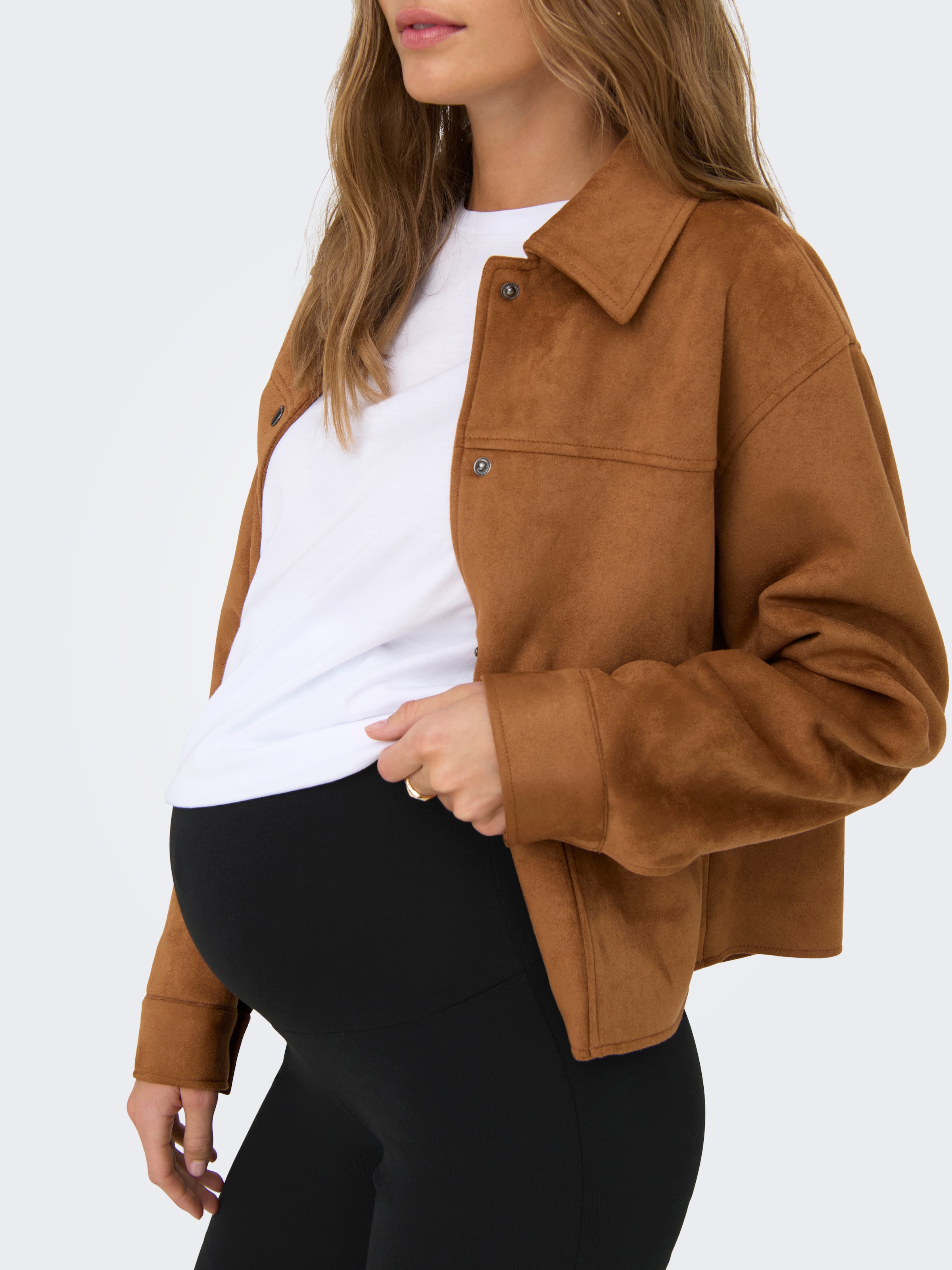 ONLY MATERNITY Umstandsleggings »OLMLOVELY LEO FLARED PANT 2-PACK NOOS«