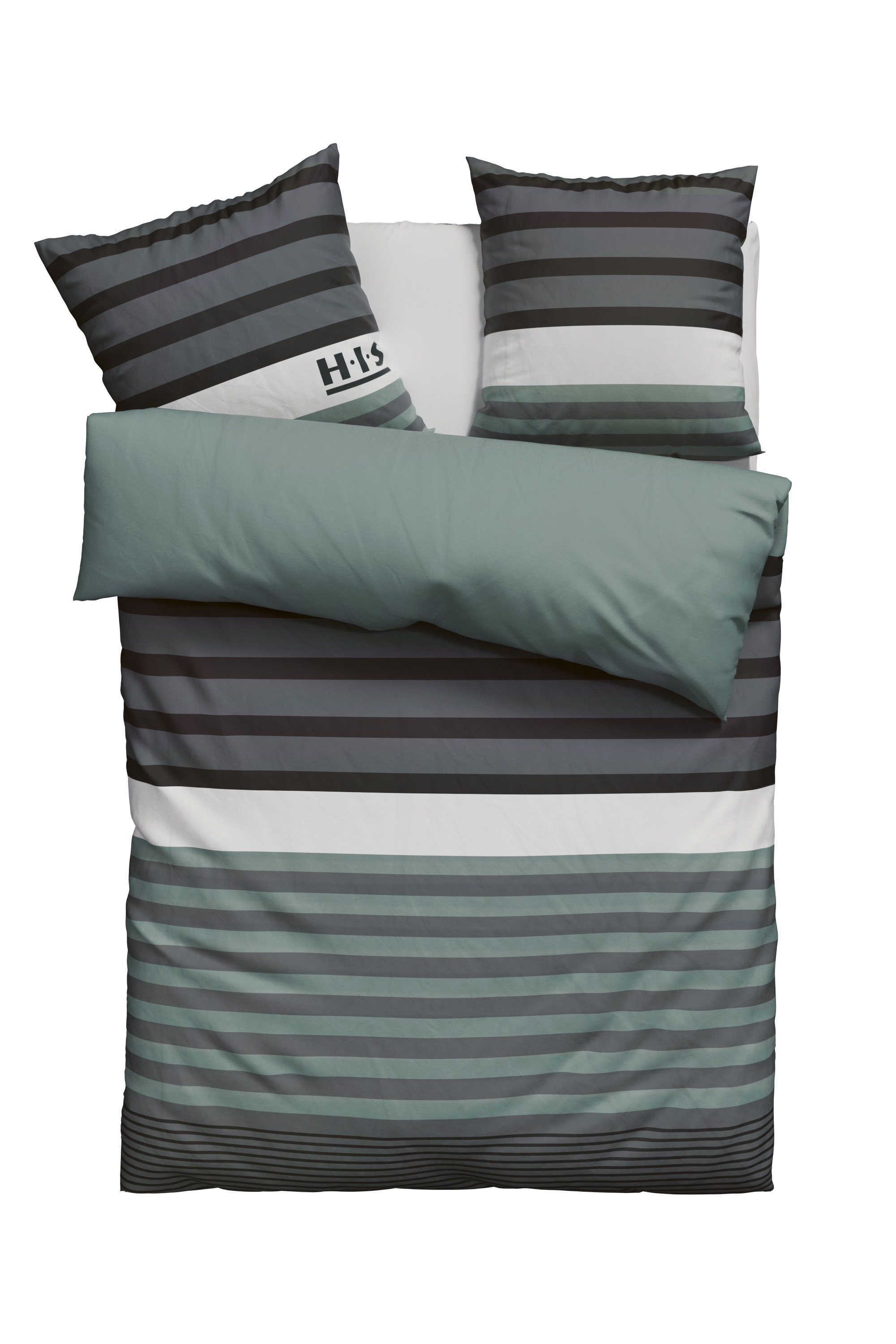 H.I.S Bettwäsche »Majoran« 2 tlg. gestreifte Bettwäsche in verschiedenen Qu günstig online kaufen
