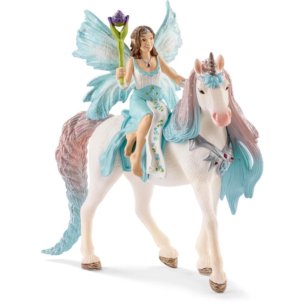 Schleich® Spielfigur »BAYALA®, Eyela mit Prinzessinnen-Einhorn (70569)«